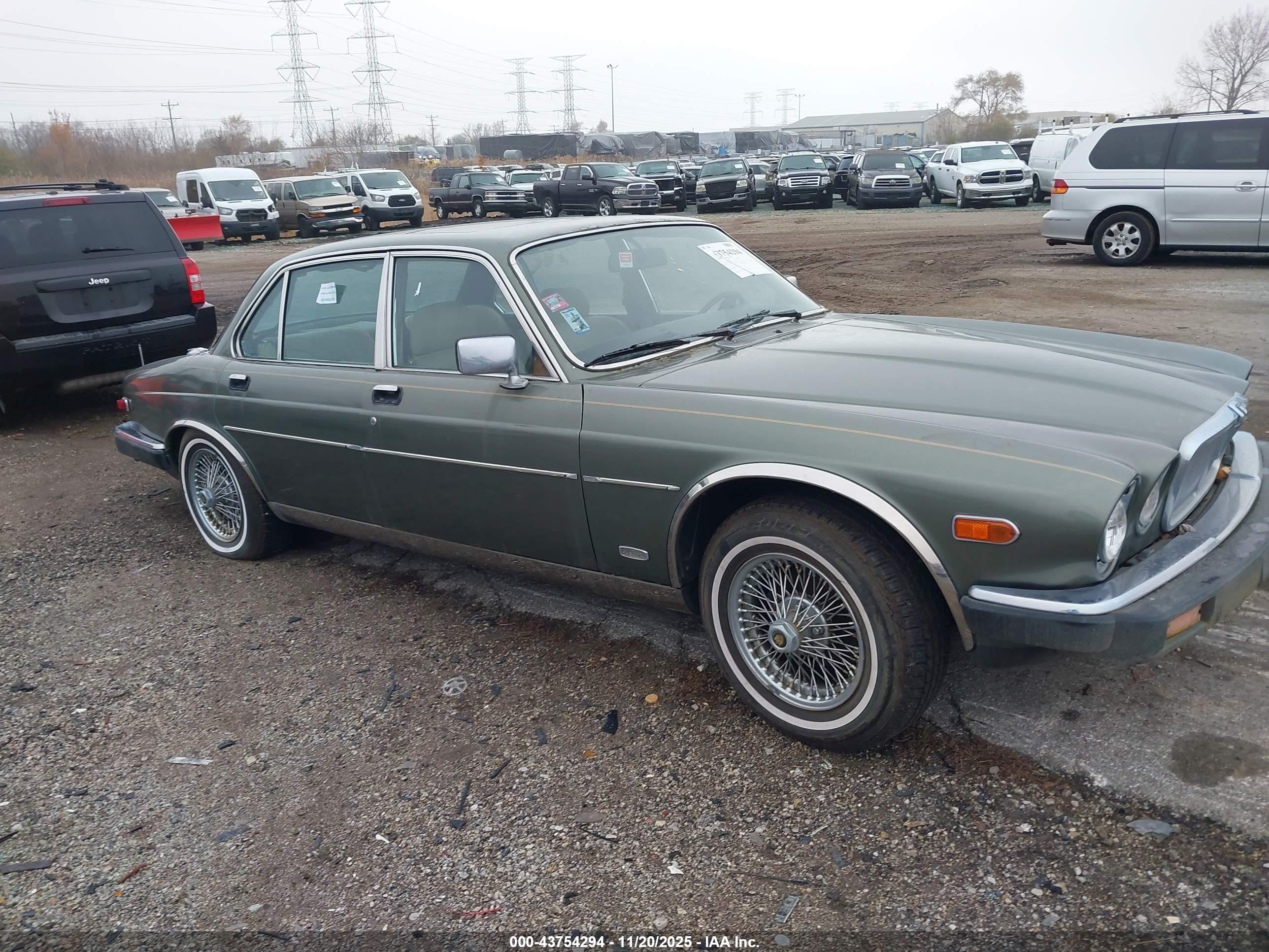 1985 Jaguar Xj6 Vanden Plas Green vin: SAJAY1346FC391682