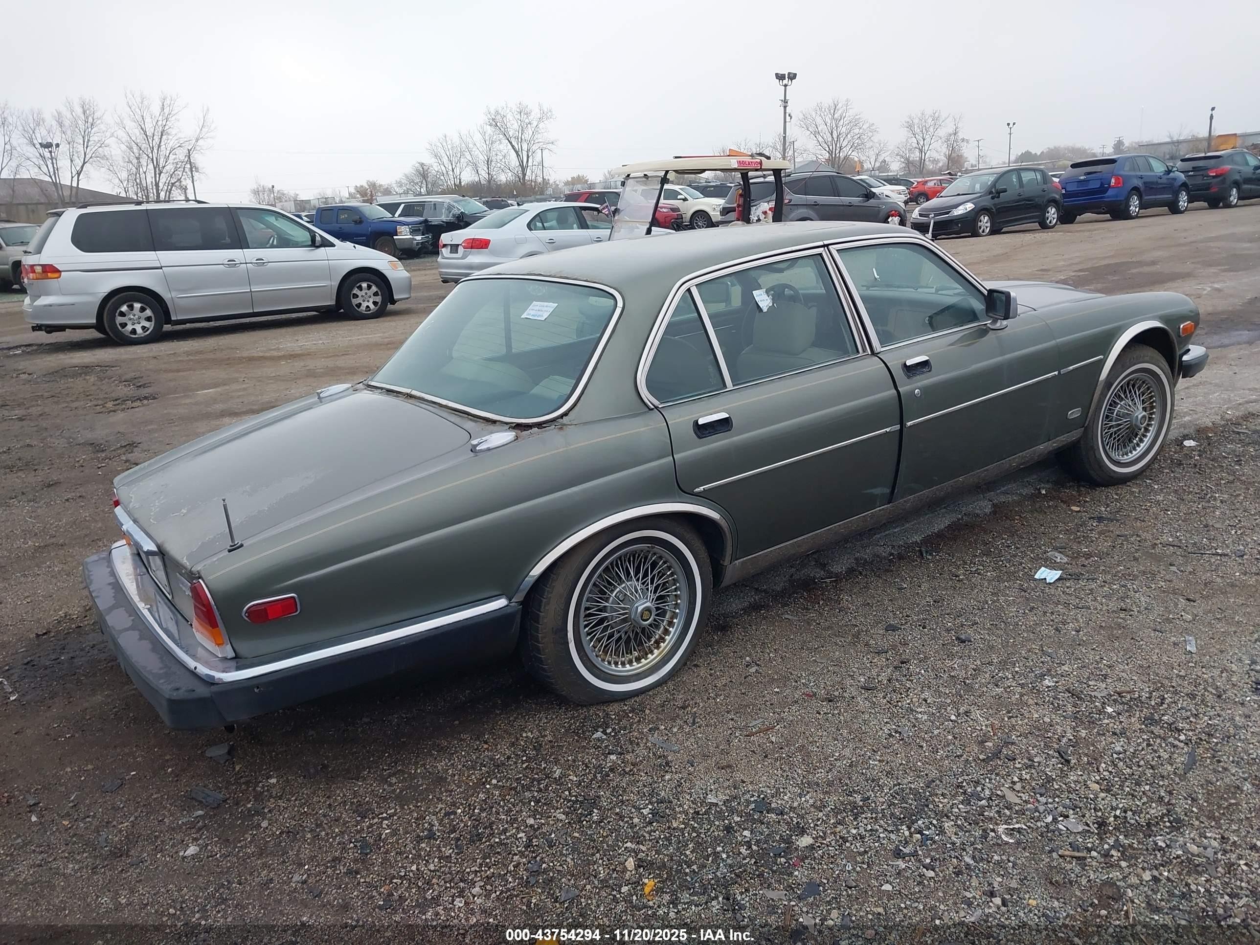 1985 Jaguar Xj6 Vanden Plas Green vin: SAJAY1346FC391682