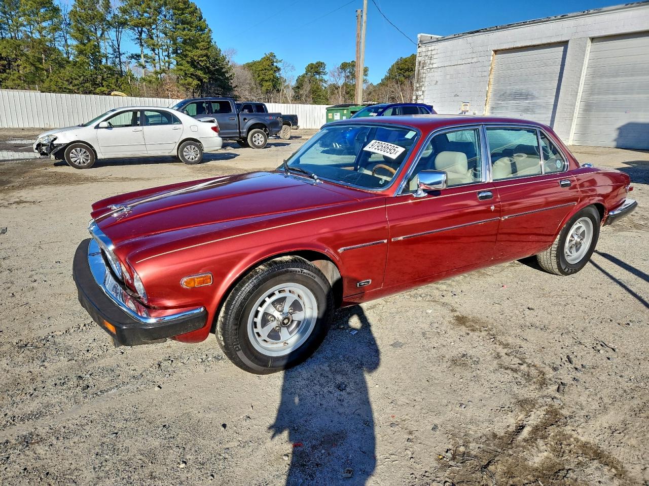 1986 Jaguar Xj6 Vanden Plas Maroon vin: SAJAY1346GC450151