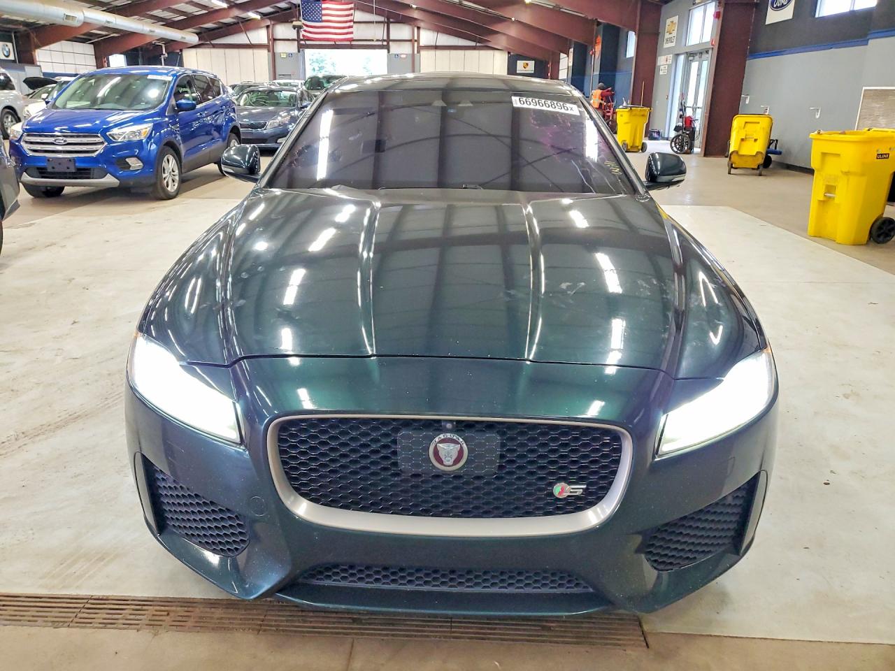2016 Jaguar Xf S Green vin: SAJBM4BV9GCY23694