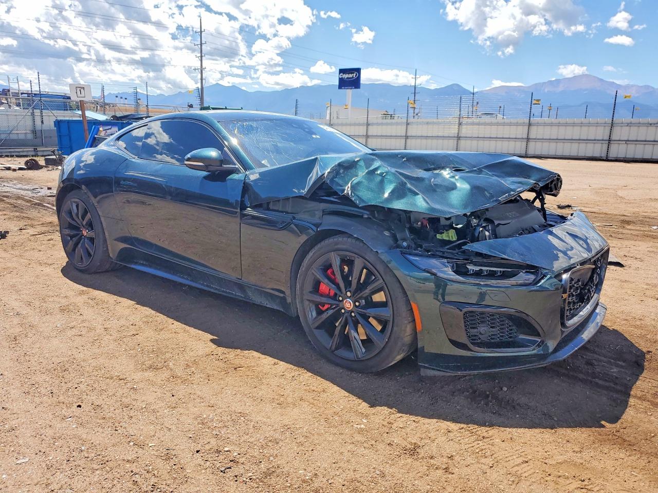 2022 Jaguar F-type R Green vin: SAJD51FE4NCK77625