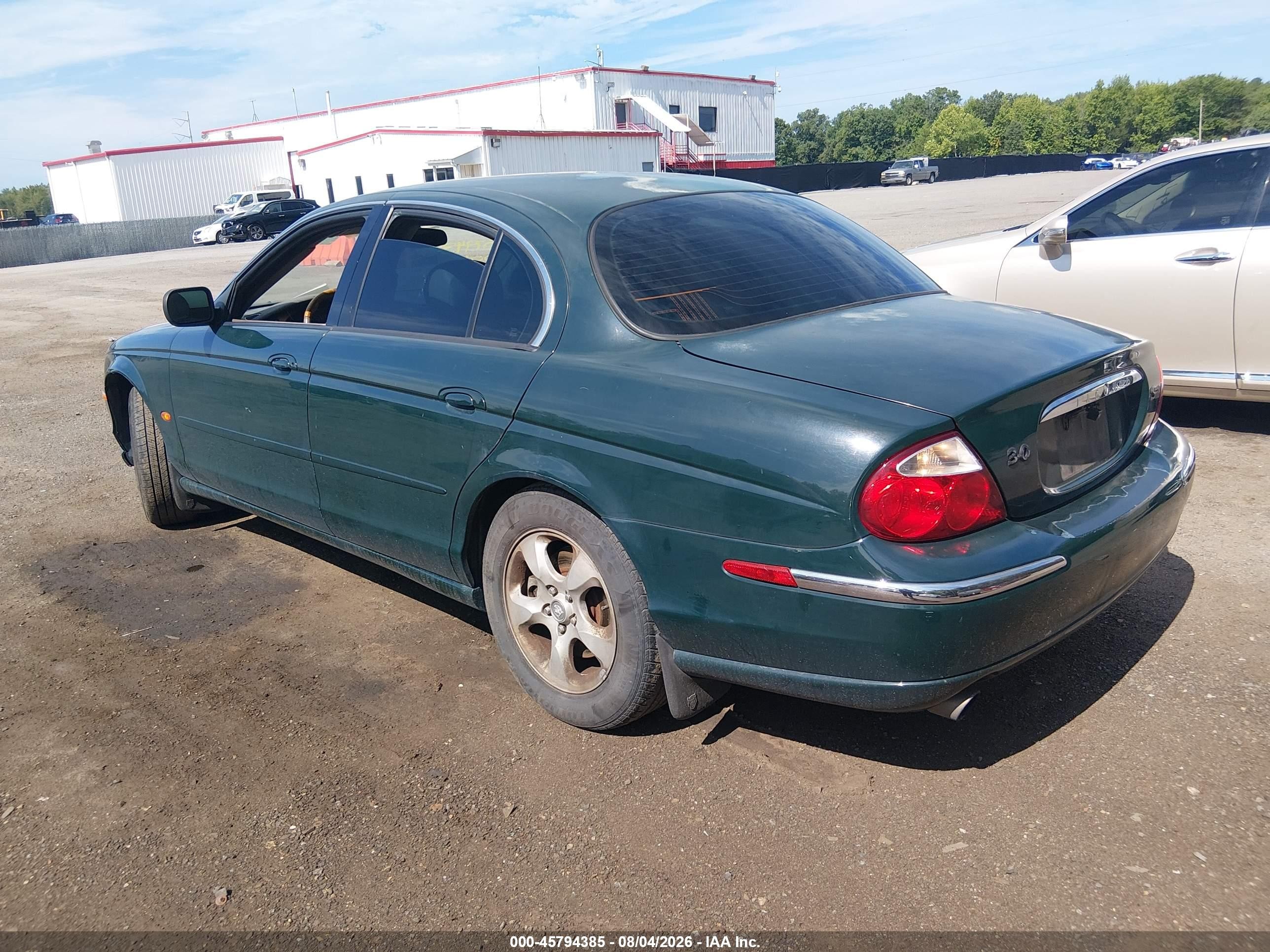 2000 Jaguar S-type 3.0l V6 Зеленый vin: SAJDA01C1YFL18081