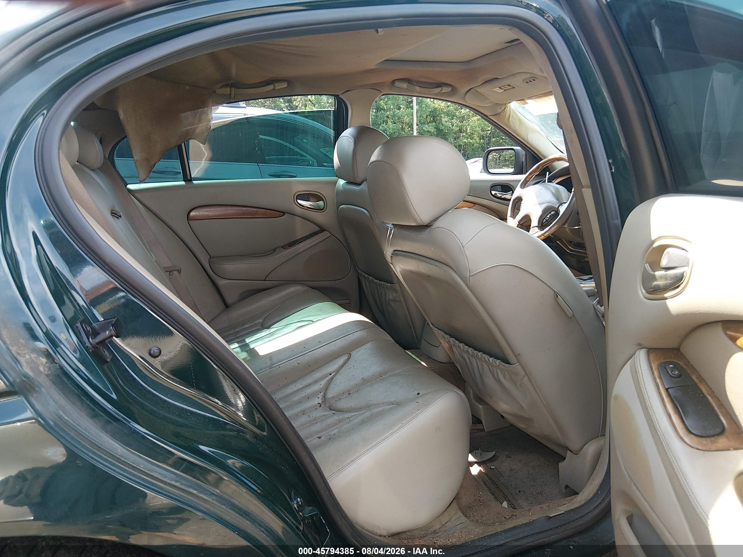 2000 Jaguar S-type 3.0l V6 Зеленый vin: SAJDA01C1YFL18081