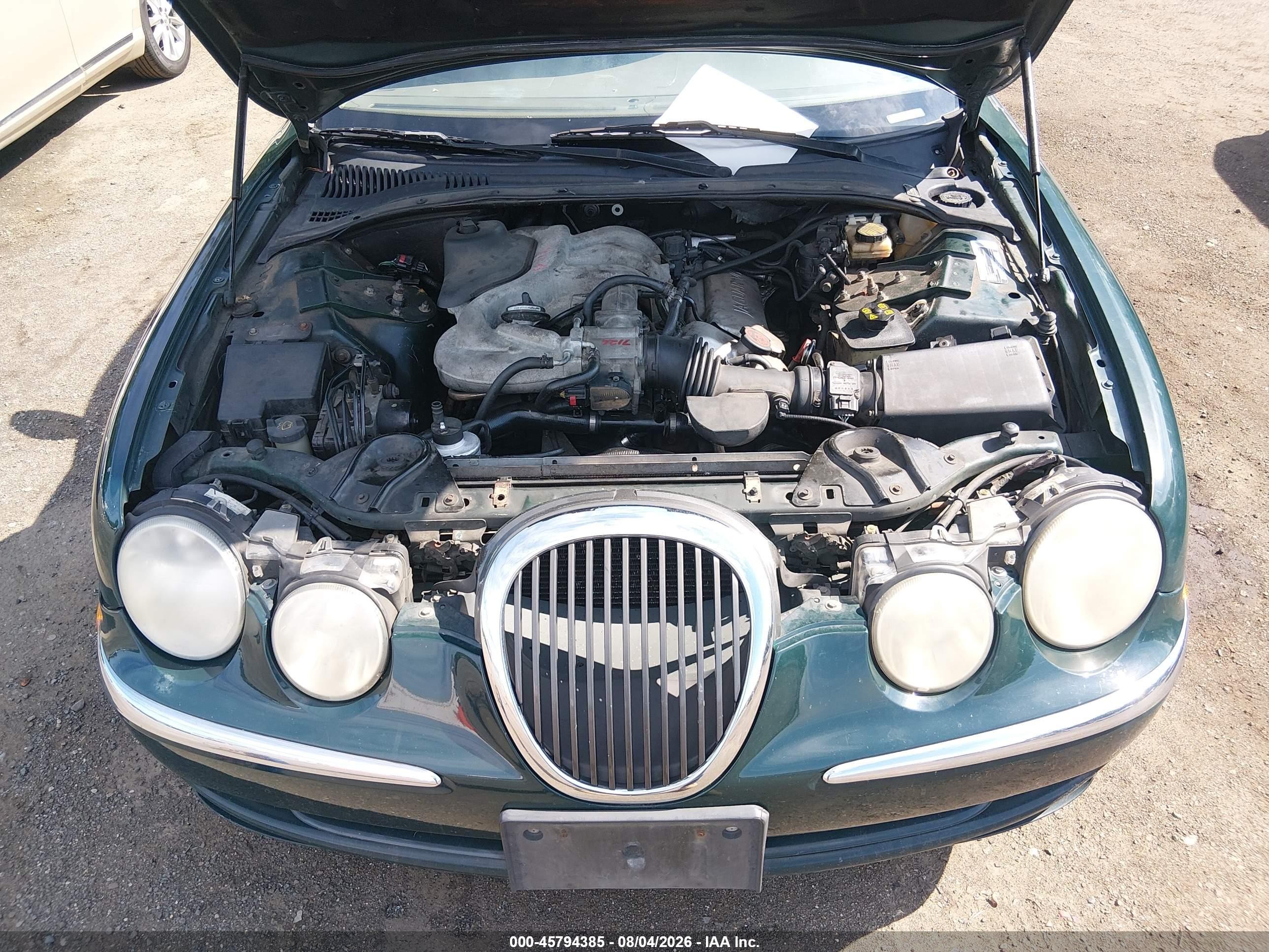 2000 Jaguar S-type 3.0l V6 Зеленый vin: SAJDA01C1YFL18081