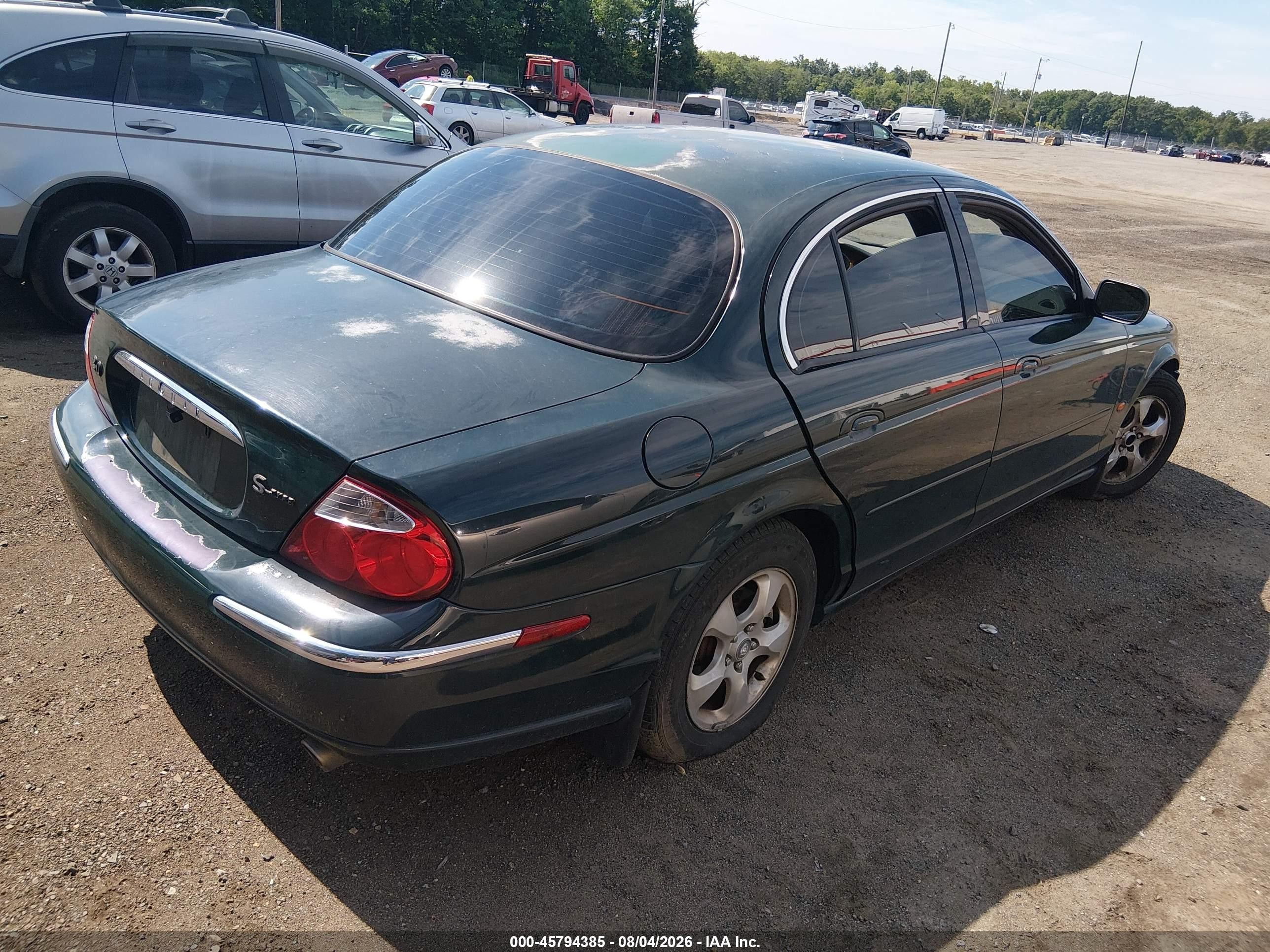 2000 Jaguar S-type 3.0l V6 Зеленый vin: SAJDA01C1YFL18081