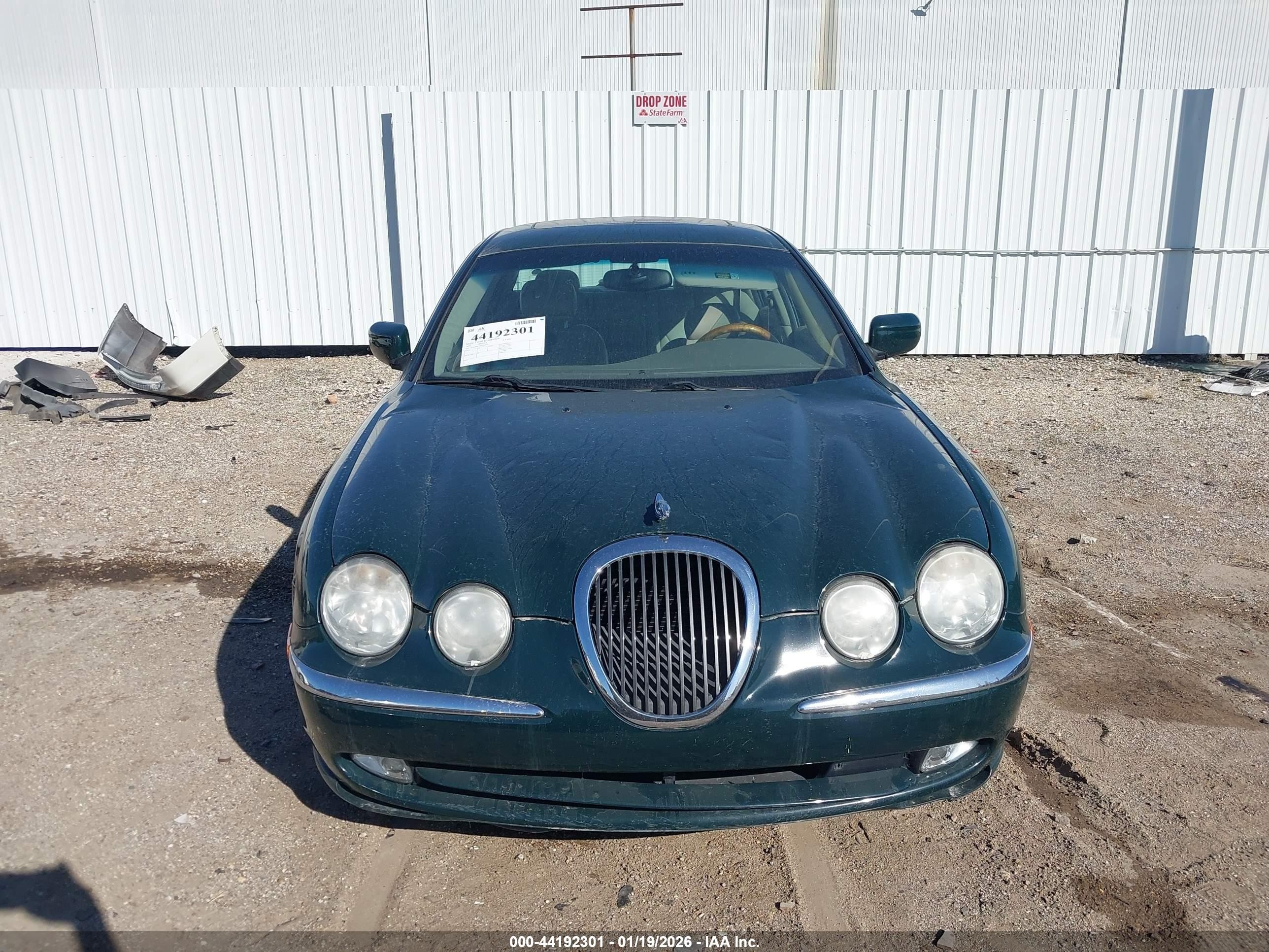 2000 Jaguar S-type 3.0l V6 Green vin: SAJDA01C3YFL13979