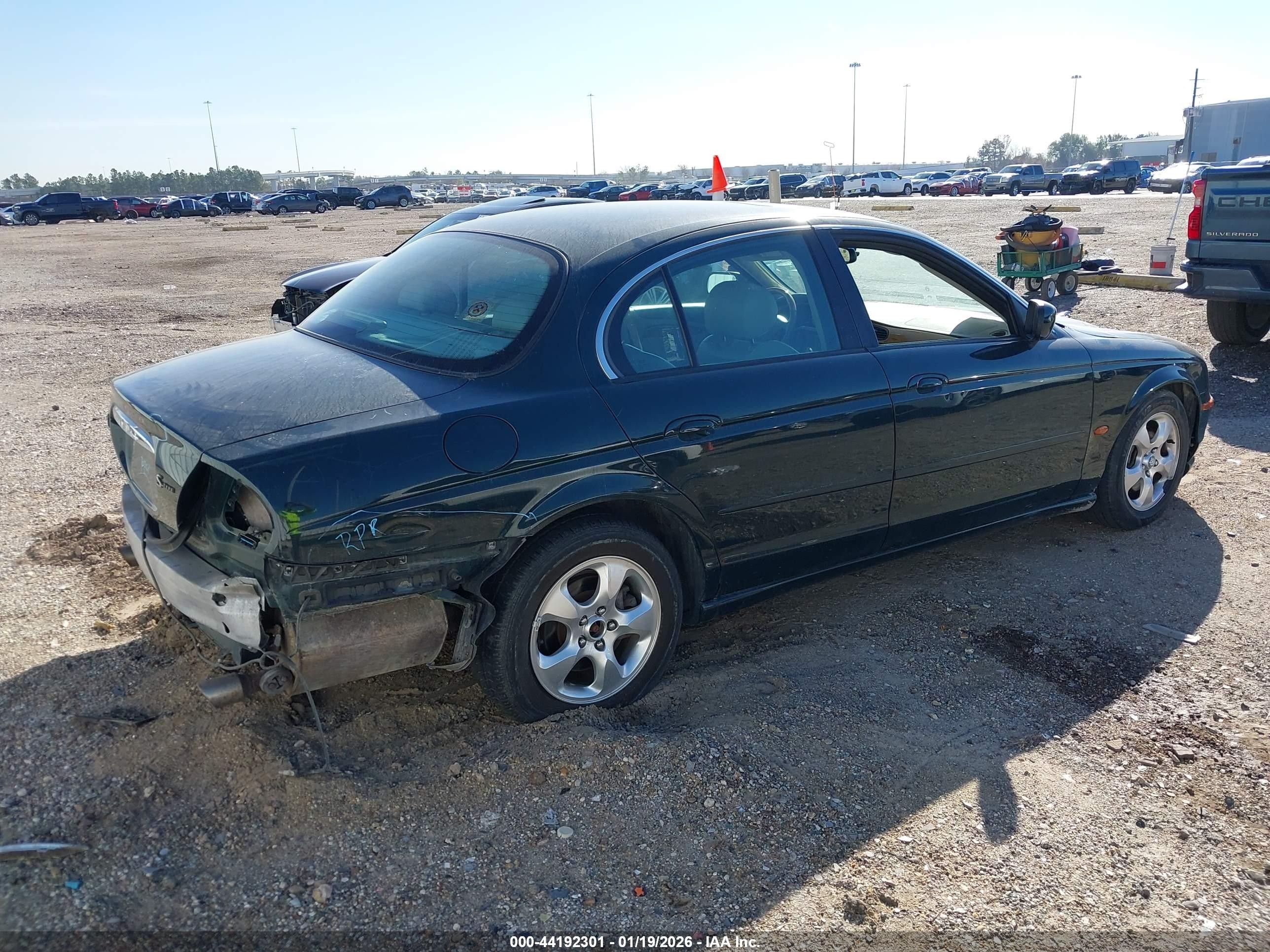 2000 Jaguar S-type 3.0l V6 Green vin: SAJDA01C3YFL13979
