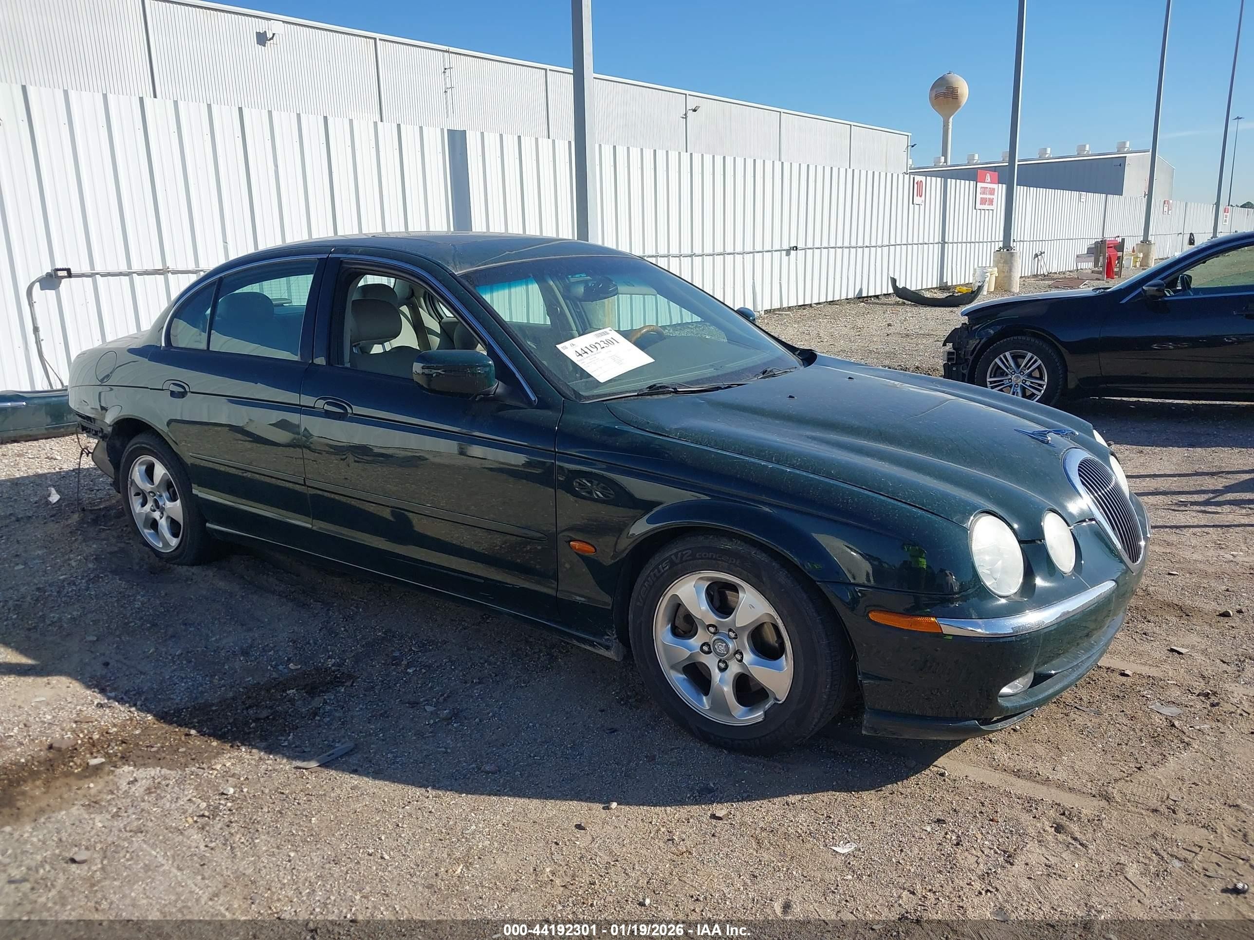 2000 Jaguar S-type 3.0l V6 Green vin: SAJDA01C3YFL13979
