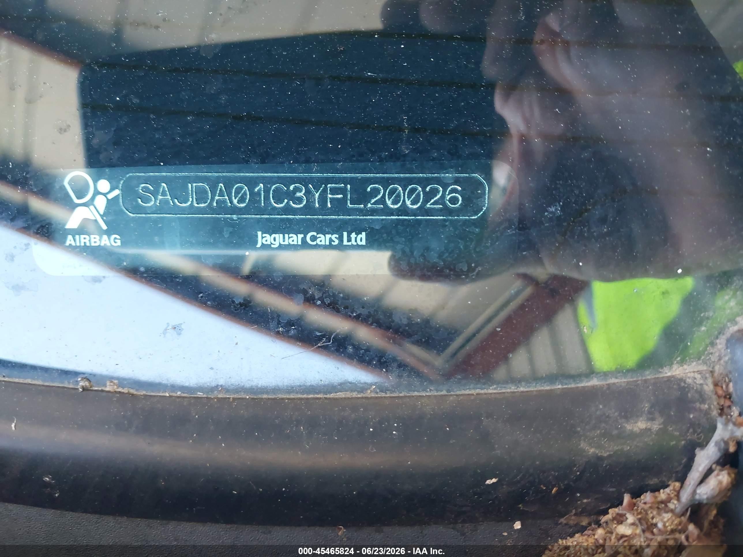 2000 Jaguar S-type 3.0l V6 Light Blue vin: SAJDA01C3YFL20026