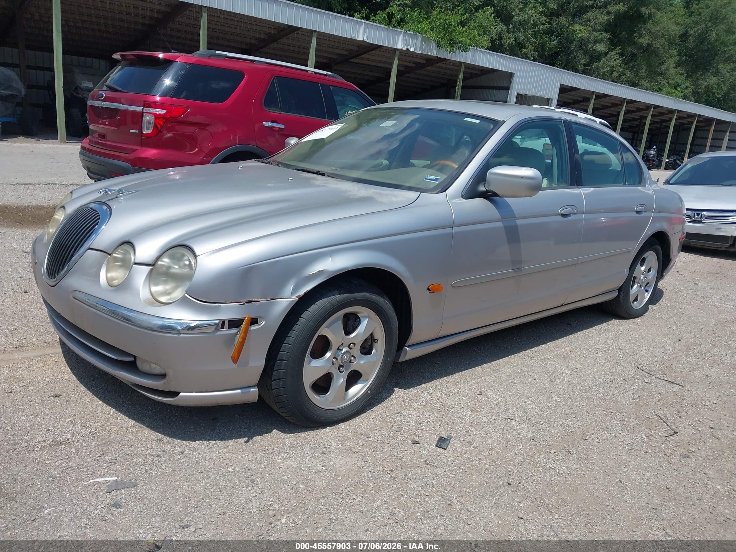 2000 Jaguar S-type 3.0l V6 Silver vin: SAJDA01C4YFL61880