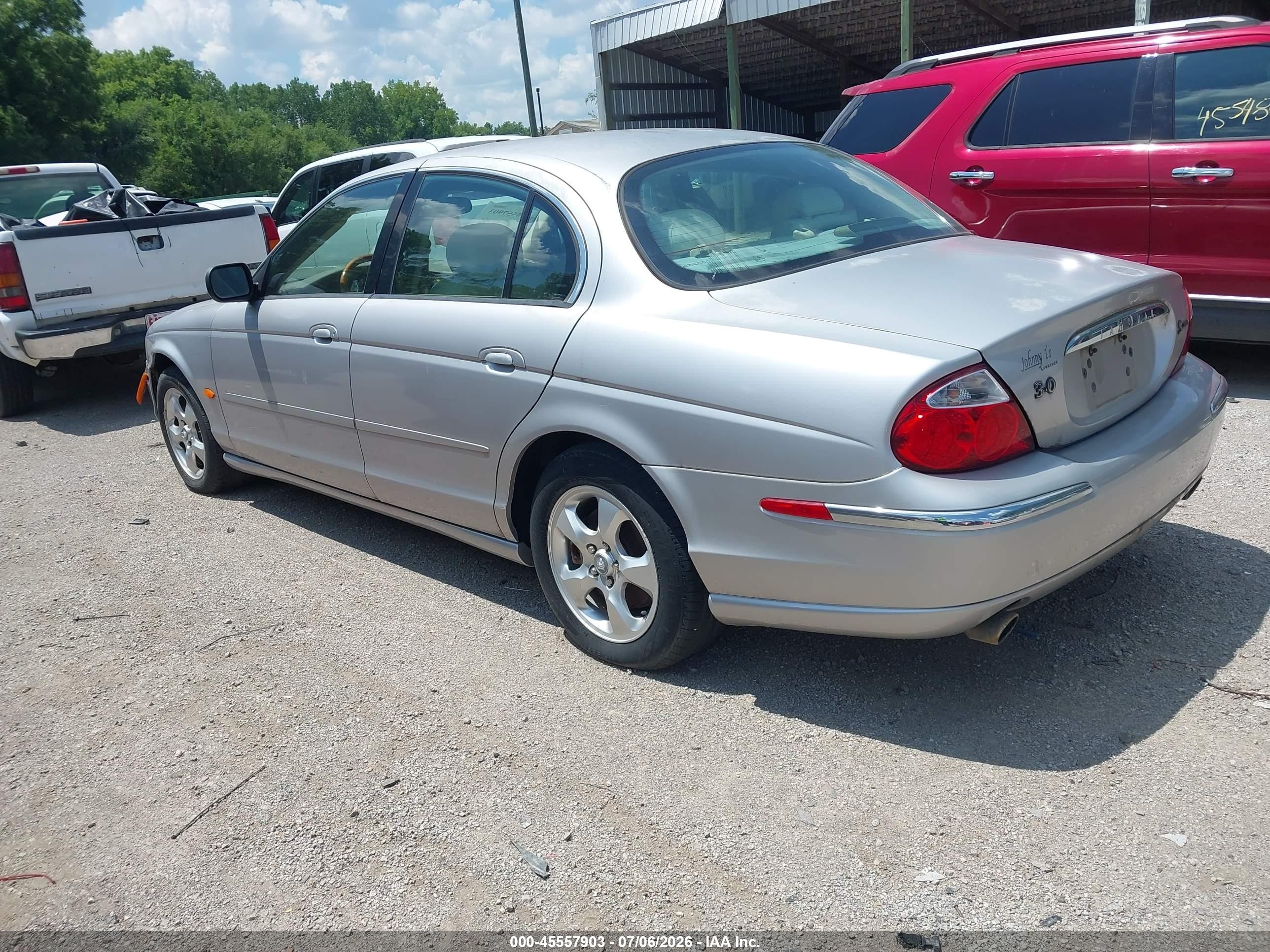 2000 Jaguar S-type 3.0l V6 Silver vin: SAJDA01C4YFL61880