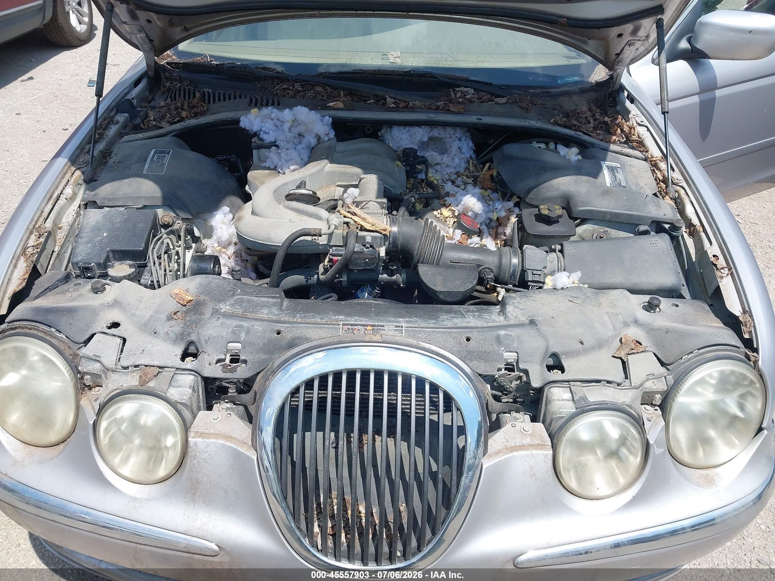 2000 Jaguar S-type 3.0l V6 Silver vin: SAJDA01C4YFL61880