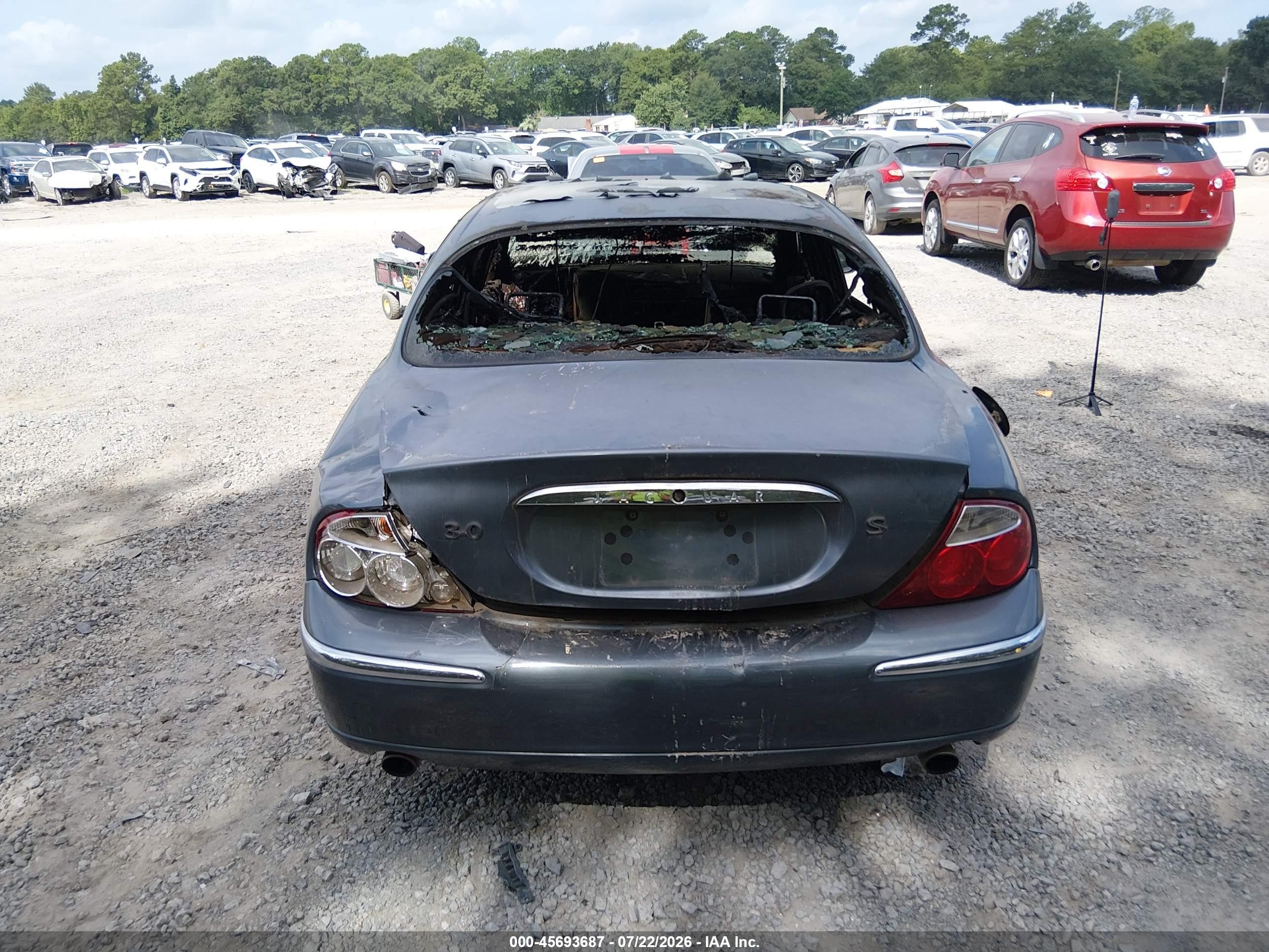 2000 Jaguar S-type 3.0l V6 Gray vin: SAJDA01C6YFL70581
