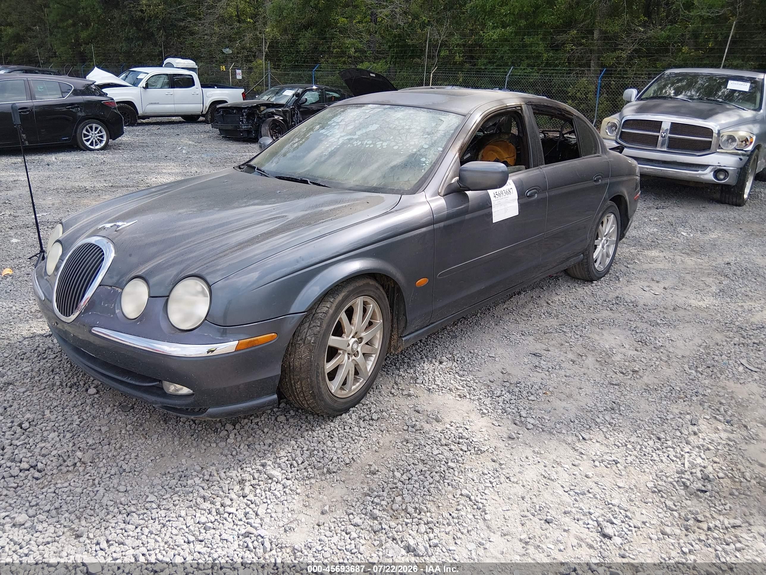 2000 Jaguar S-type 3.0l V6 Gray vin: SAJDA01C6YFL70581