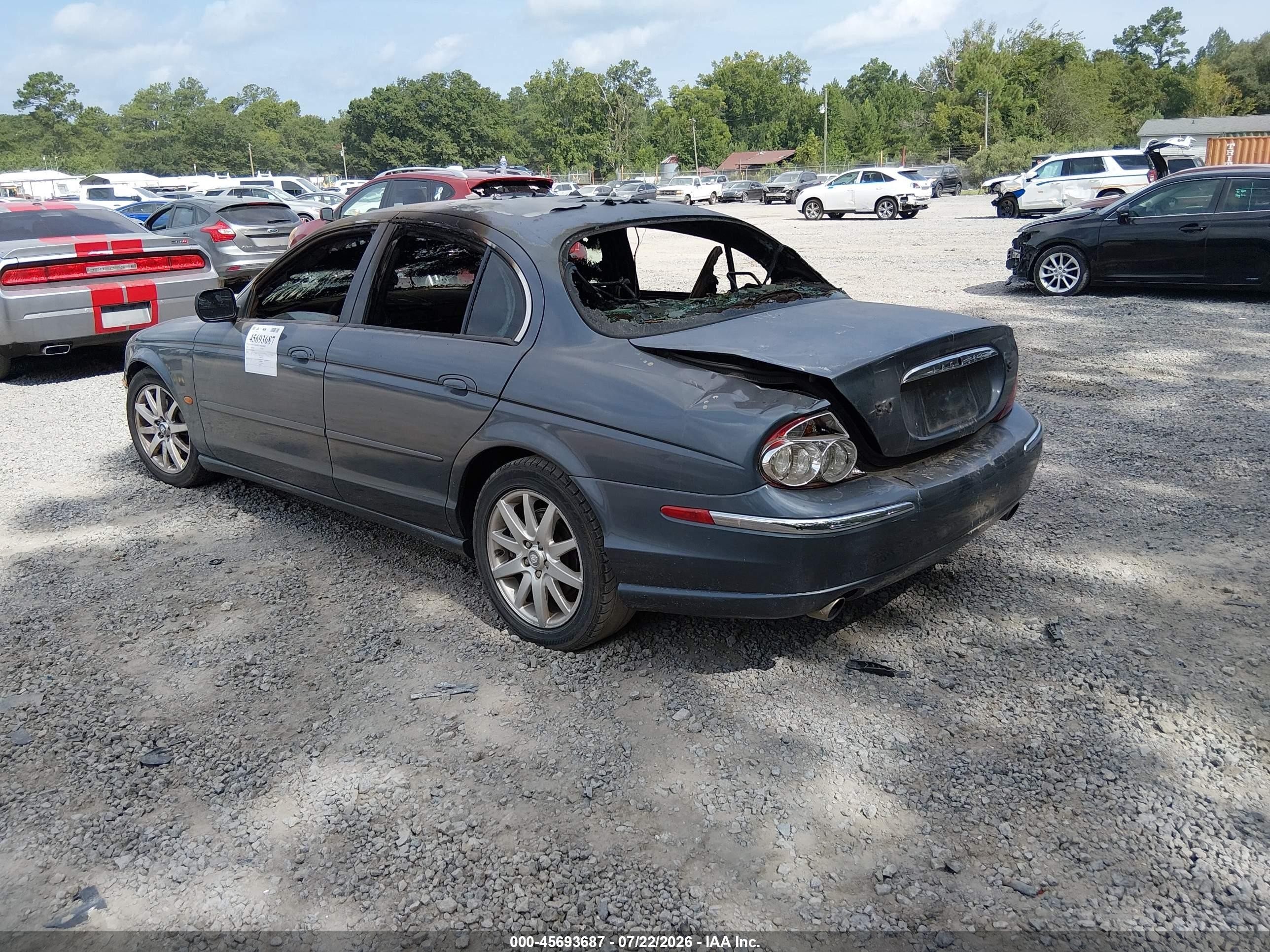 2000 Jaguar S-type 3.0l V6 Gray vin: SAJDA01C6YFL70581