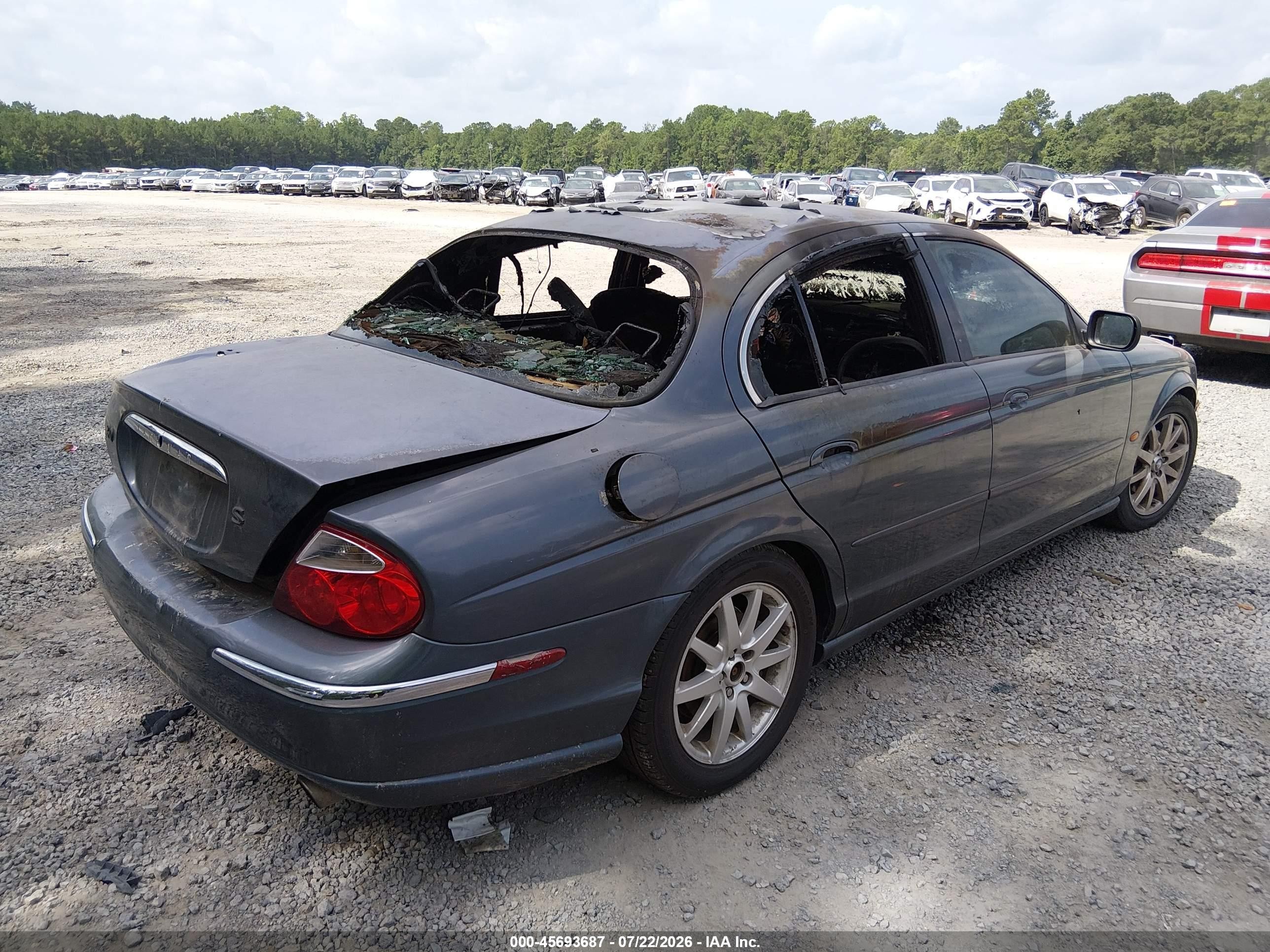2000 Jaguar S-type 3.0l V6 Gray vin: SAJDA01C6YFL70581