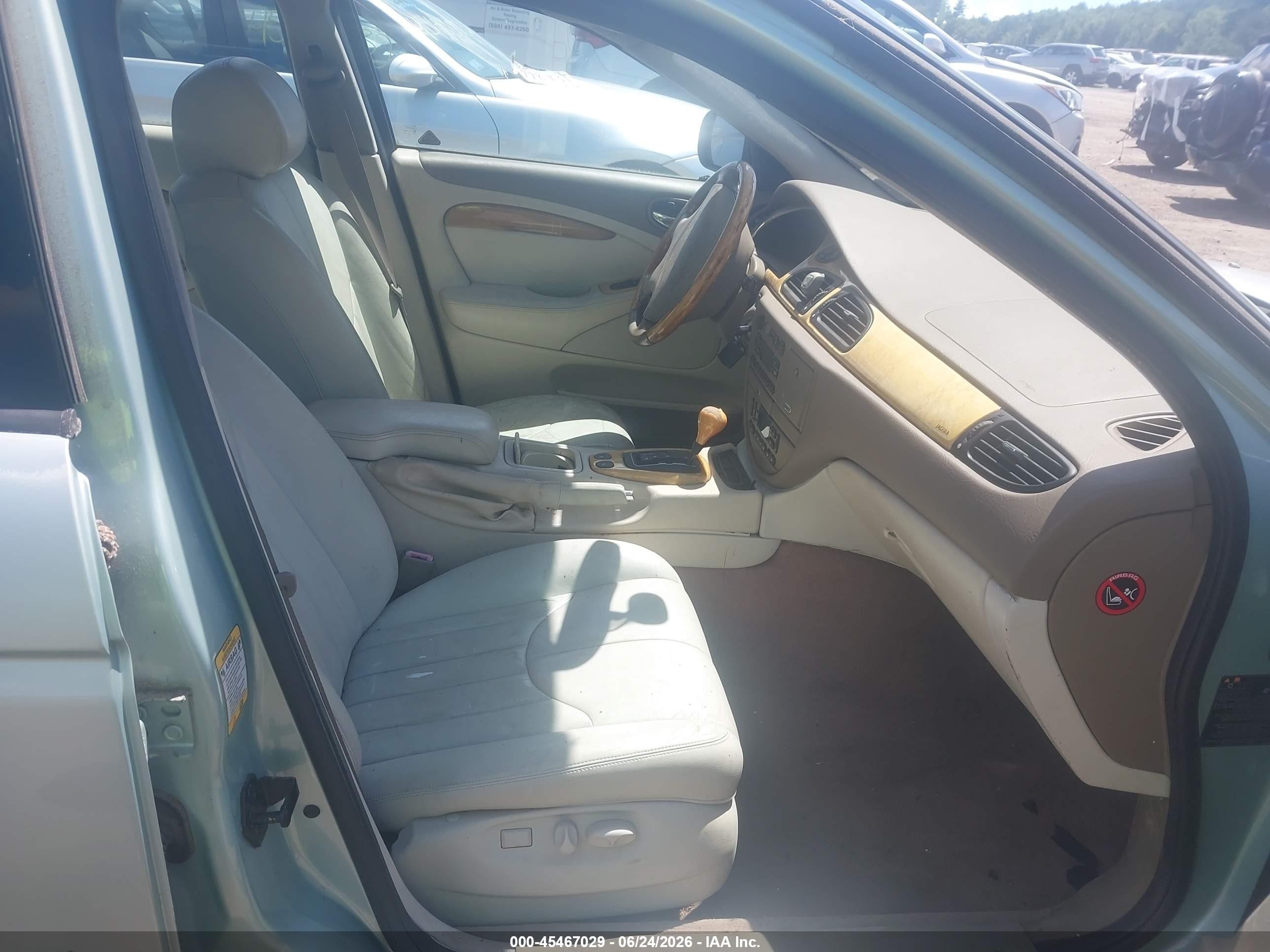 2000 Jaguar S-type 3.0l V6 Teal vin: SAJDA01C7YFL48279