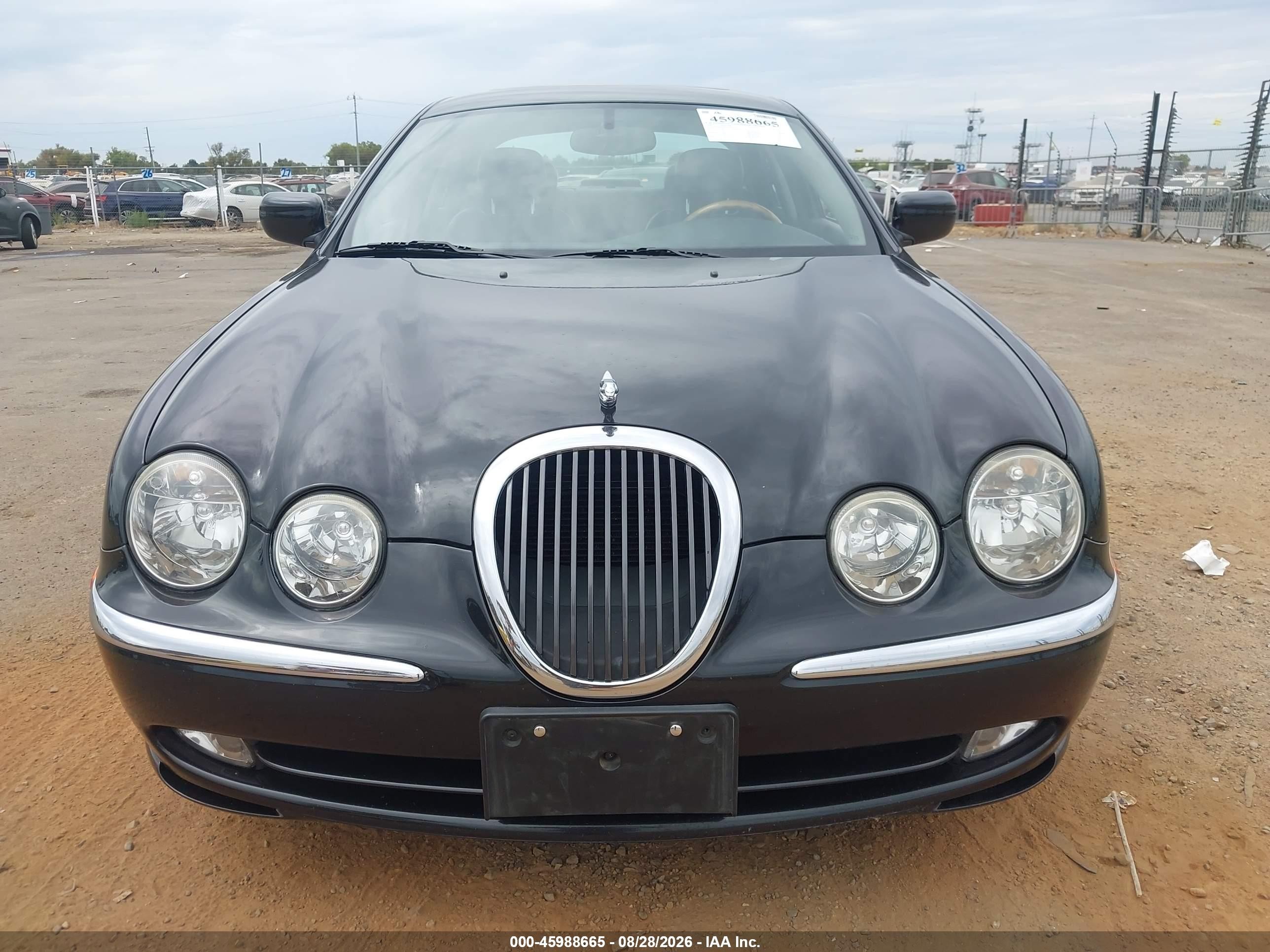 2000 Jaguar S-type 3.0l V6 Black vin: SAJDA01C8YFL69707
