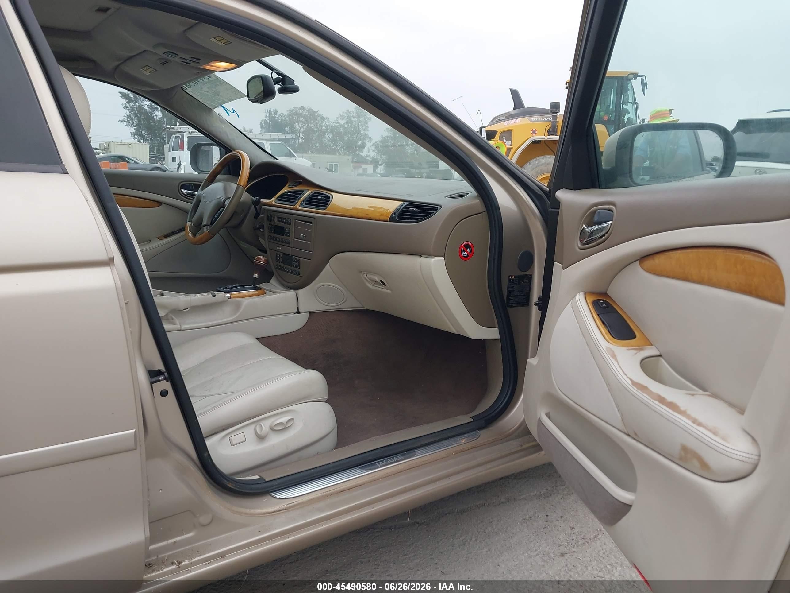 2000 Jaguar S-type 3.0l V6 Tan vin: SAJDA01CXYFL16586
