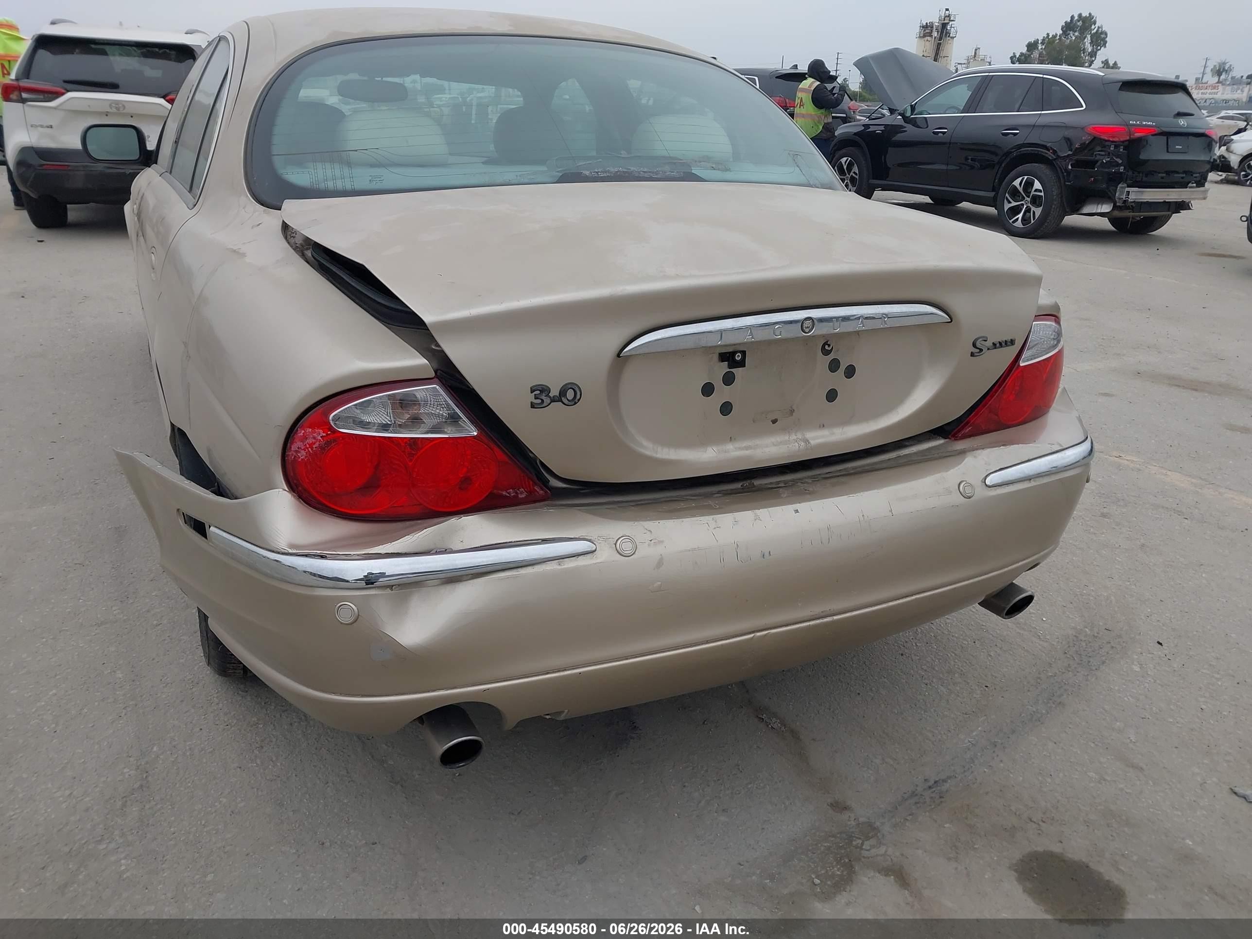 2000 Jaguar S-type 3.0l V6 Tan vin: SAJDA01CXYFL16586