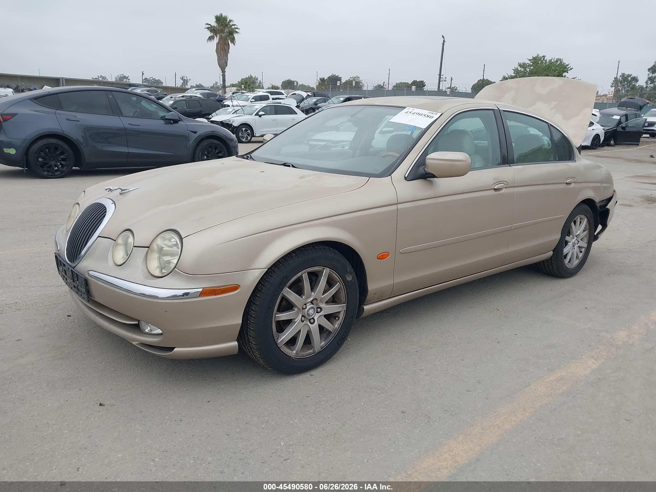 2000 Jaguar S-type 3.0l V6 Tan vin: SAJDA01CXYFL16586
