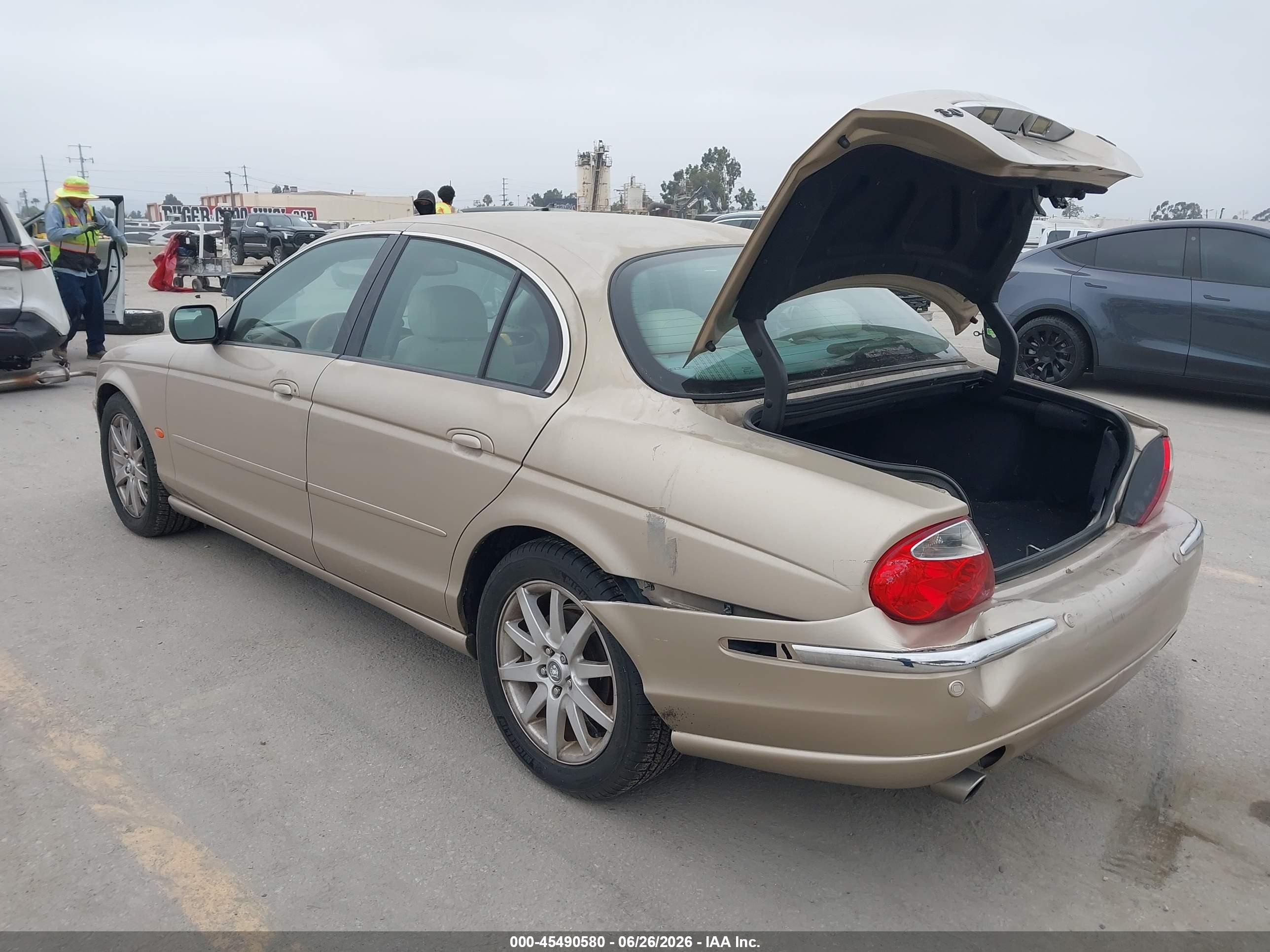2000 Jaguar S-type 3.0l V6 Tan vin: SAJDA01CXYFL16586