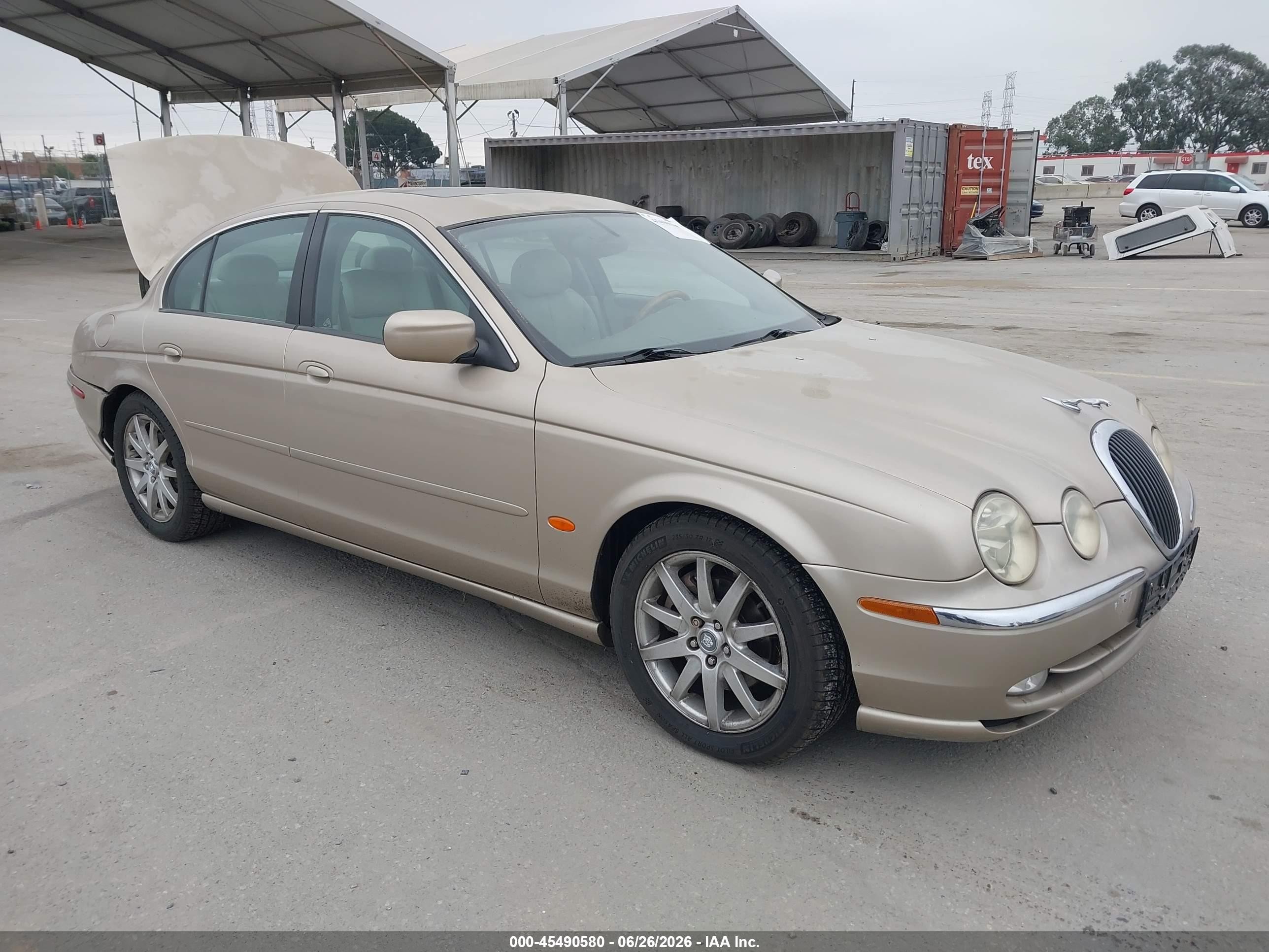 2000 Jaguar S-type 3.0l V6 Tan vin: SAJDA01CXYFL16586