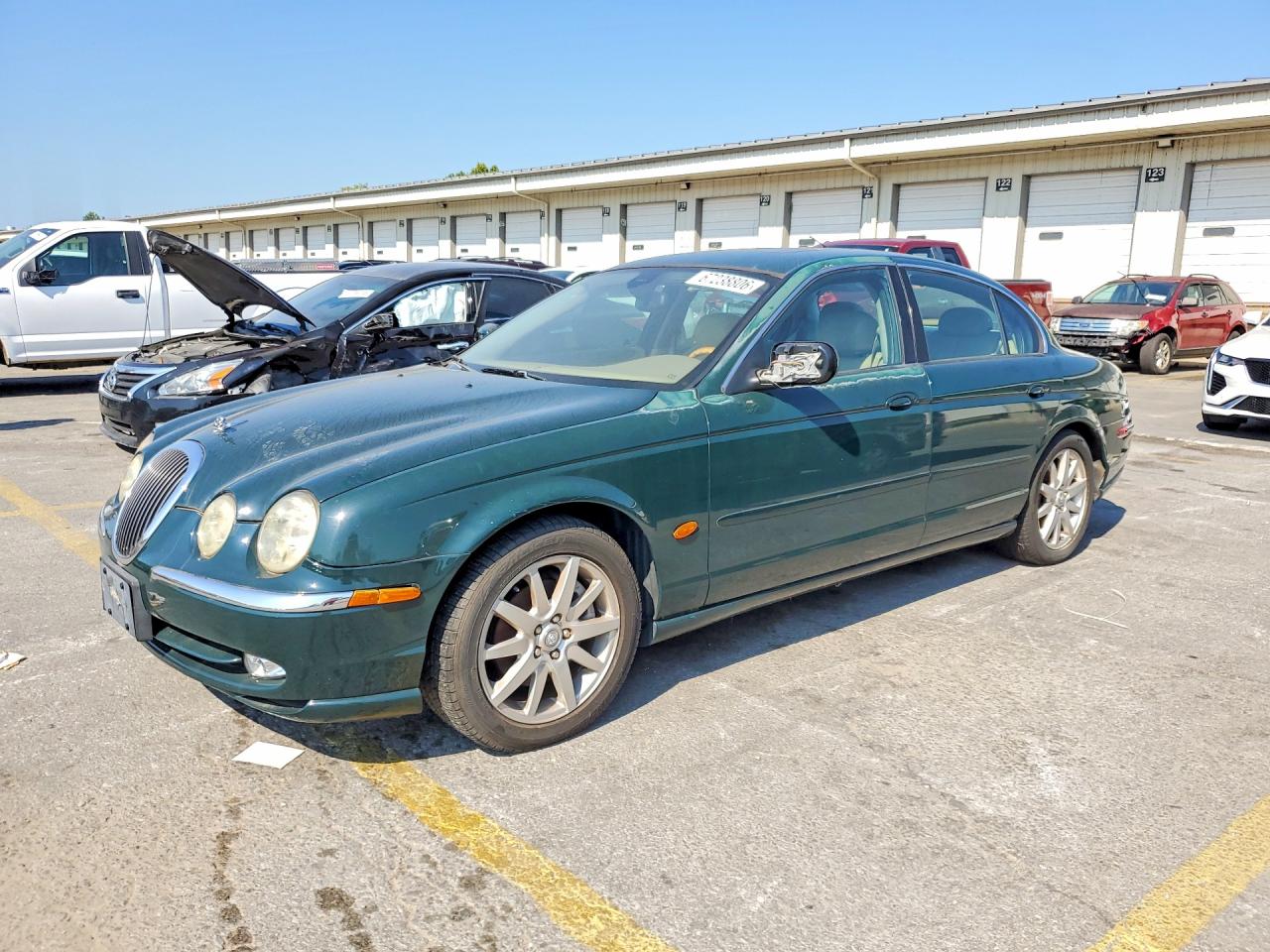 2000 Jaguar S-type Green vin: SAJDA01D4YGL55869