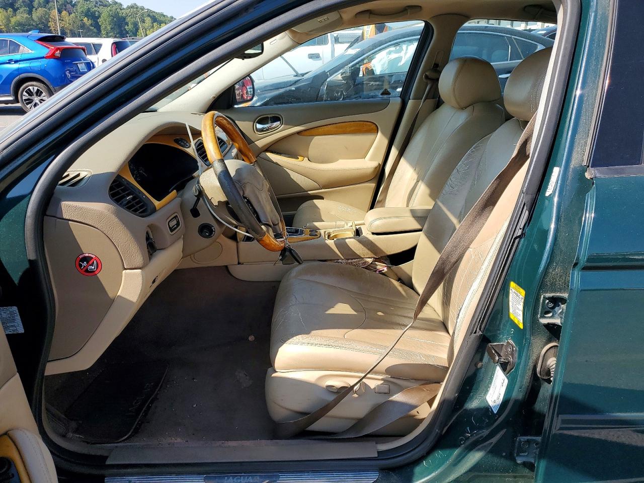 2000 Jaguar S-type Зеленый vin: SAJDA01D4YGL55869