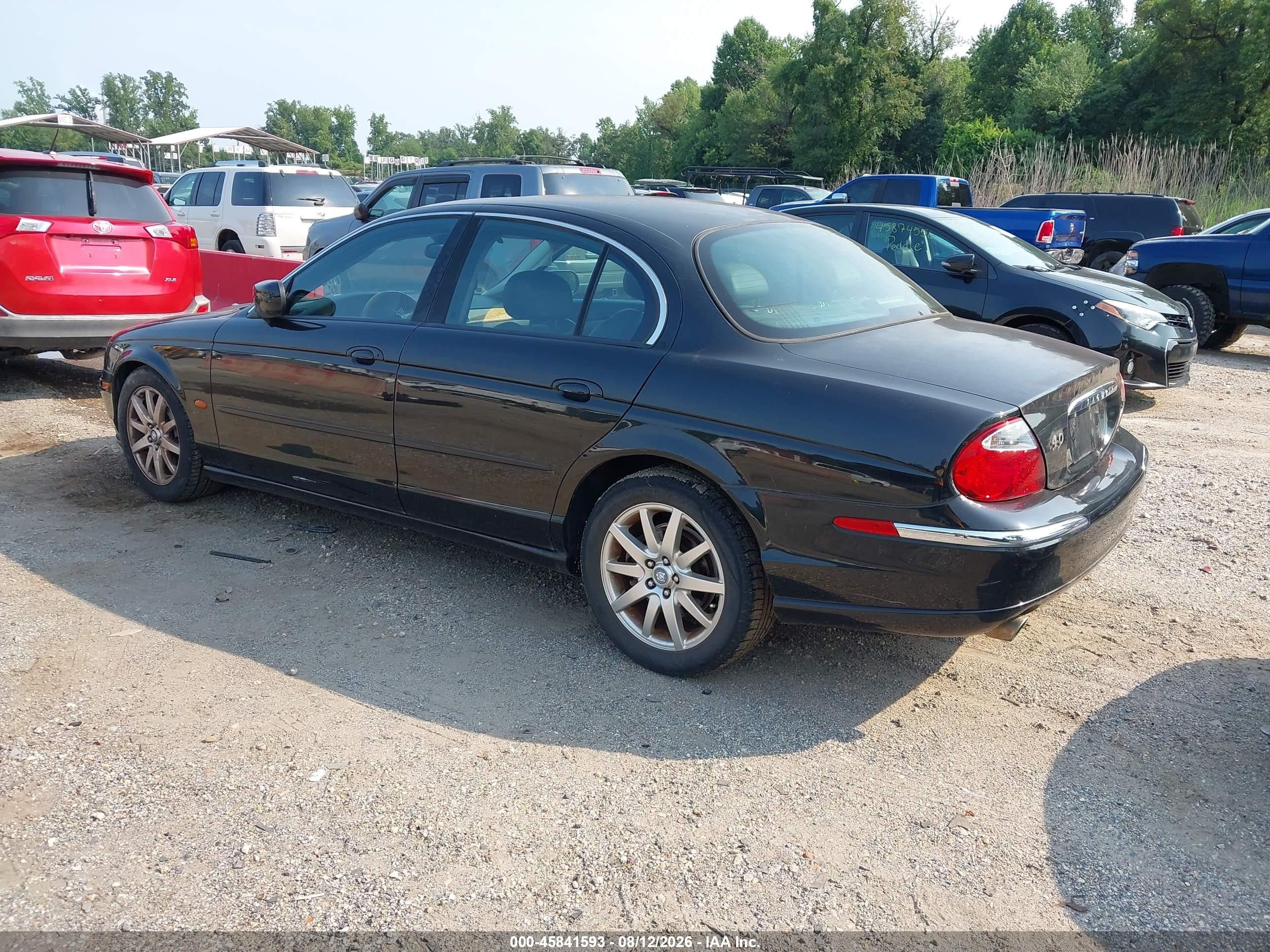 2000 Jaguar S-type 4.0l V8 Black vin: SAJDA01D6YGL46364