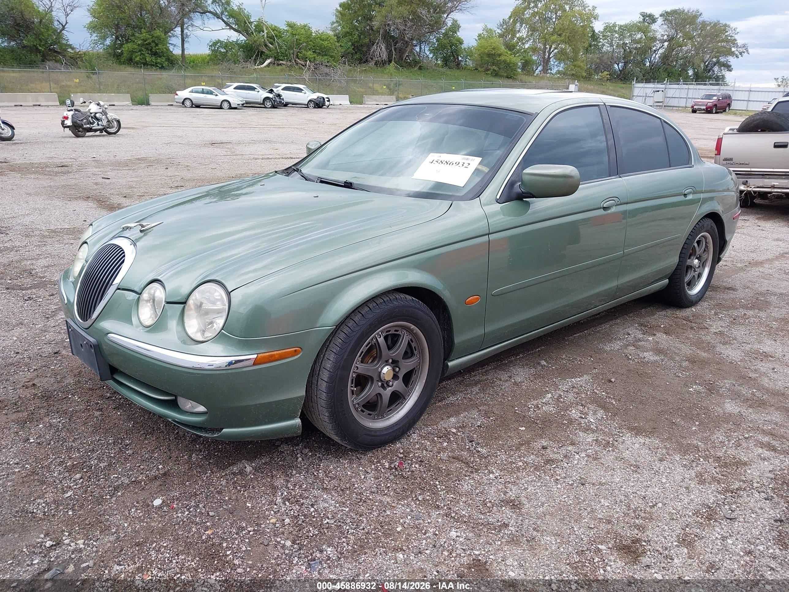 2000 Jaguar S-type 4.0l V8 Green vin: SAJDA01DXYGL50921