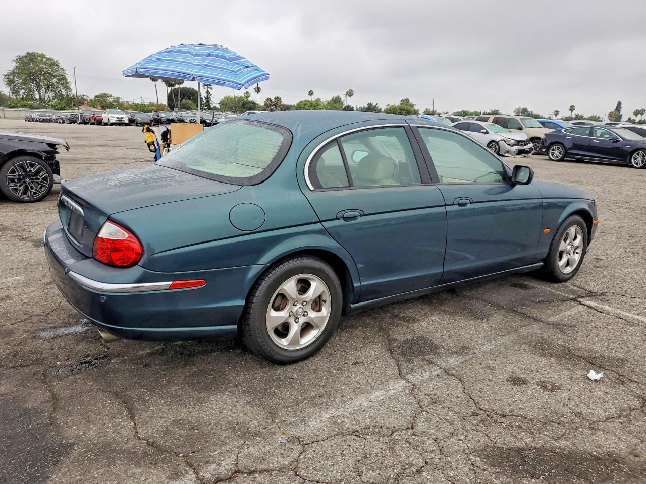2002 Jaguar S-type Green vin: SAJDA01N02FM35773