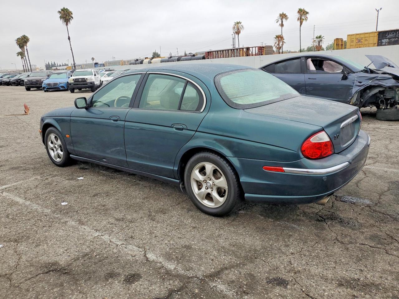 2002 Jaguar S-type Green vin: SAJDA01N02FM35773