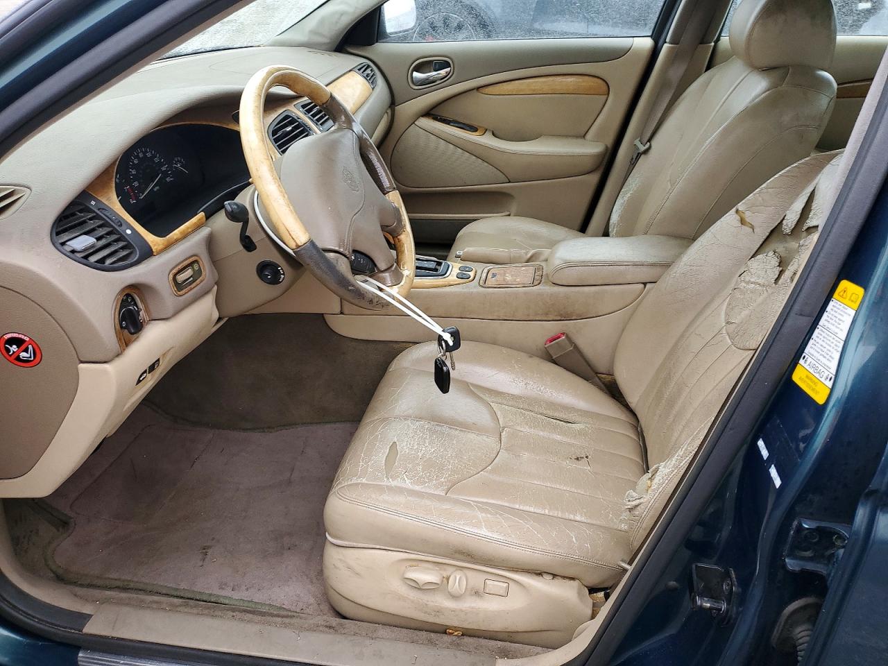 2002 Jaguar S-type Green vin: SAJDA01N02FM35773
