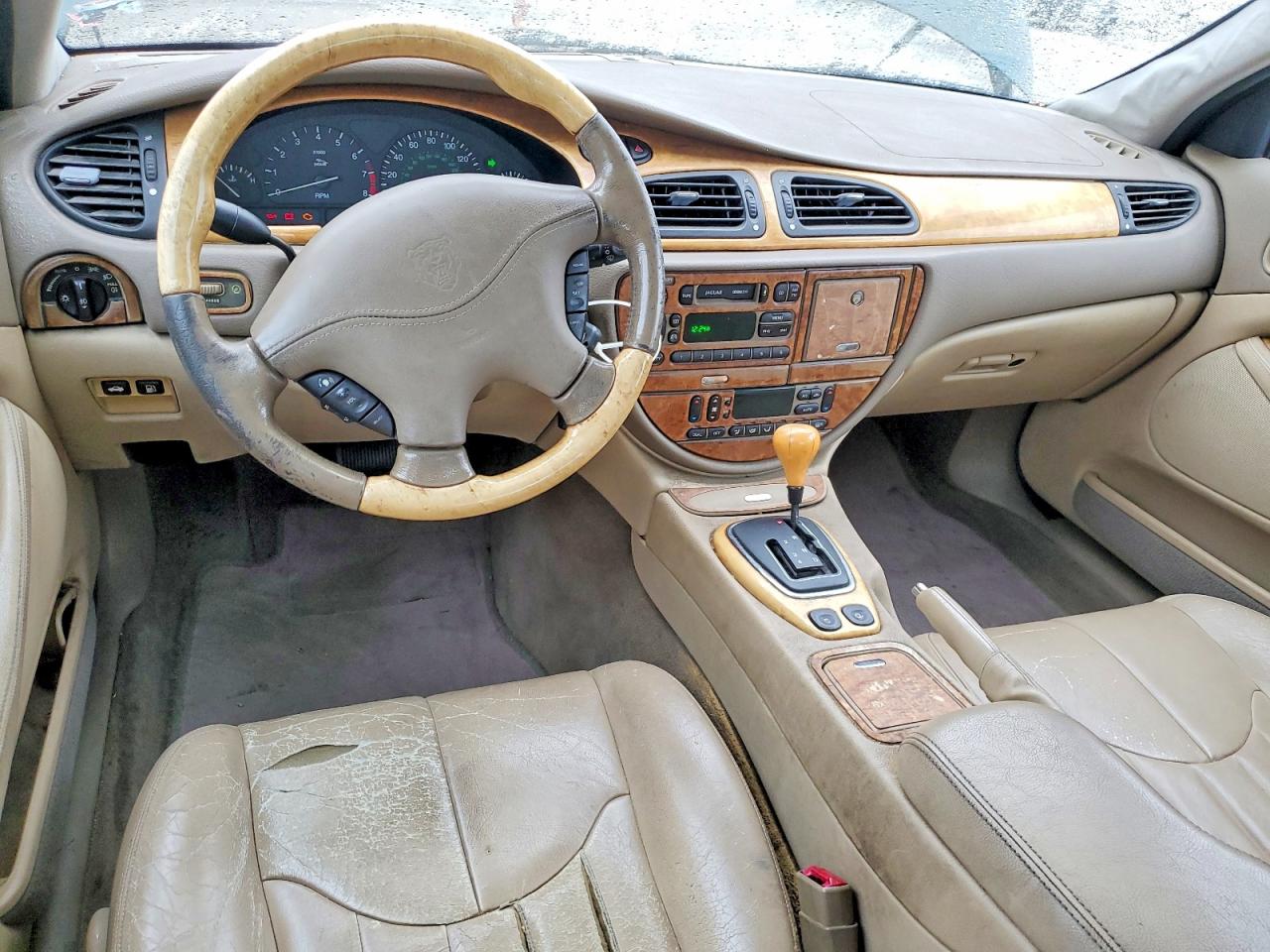 2002 Jaguar S-type Green vin: SAJDA01N02FM35773