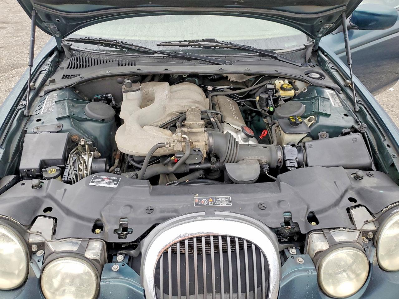 2002 Jaguar S-type Green vin: SAJDA01N02FM35773