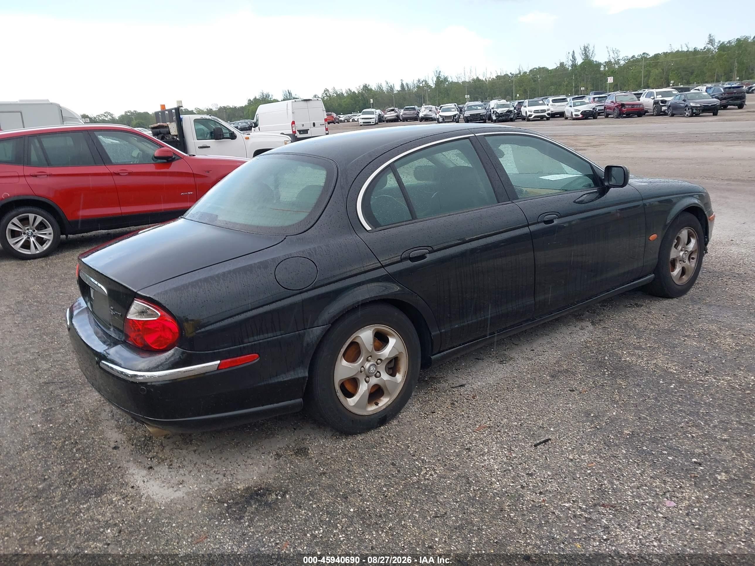 2001 Jaguar S-type 3.0l V6 Black vin: SAJDA01N21FM01543