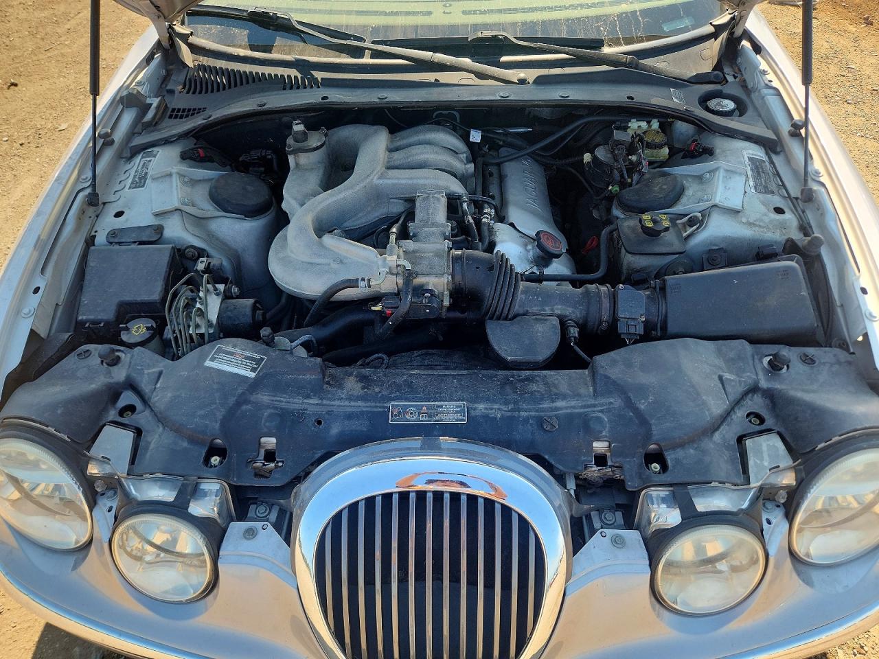 2001 Jaguar S-type Silver vin: SAJDA01N41FM04167