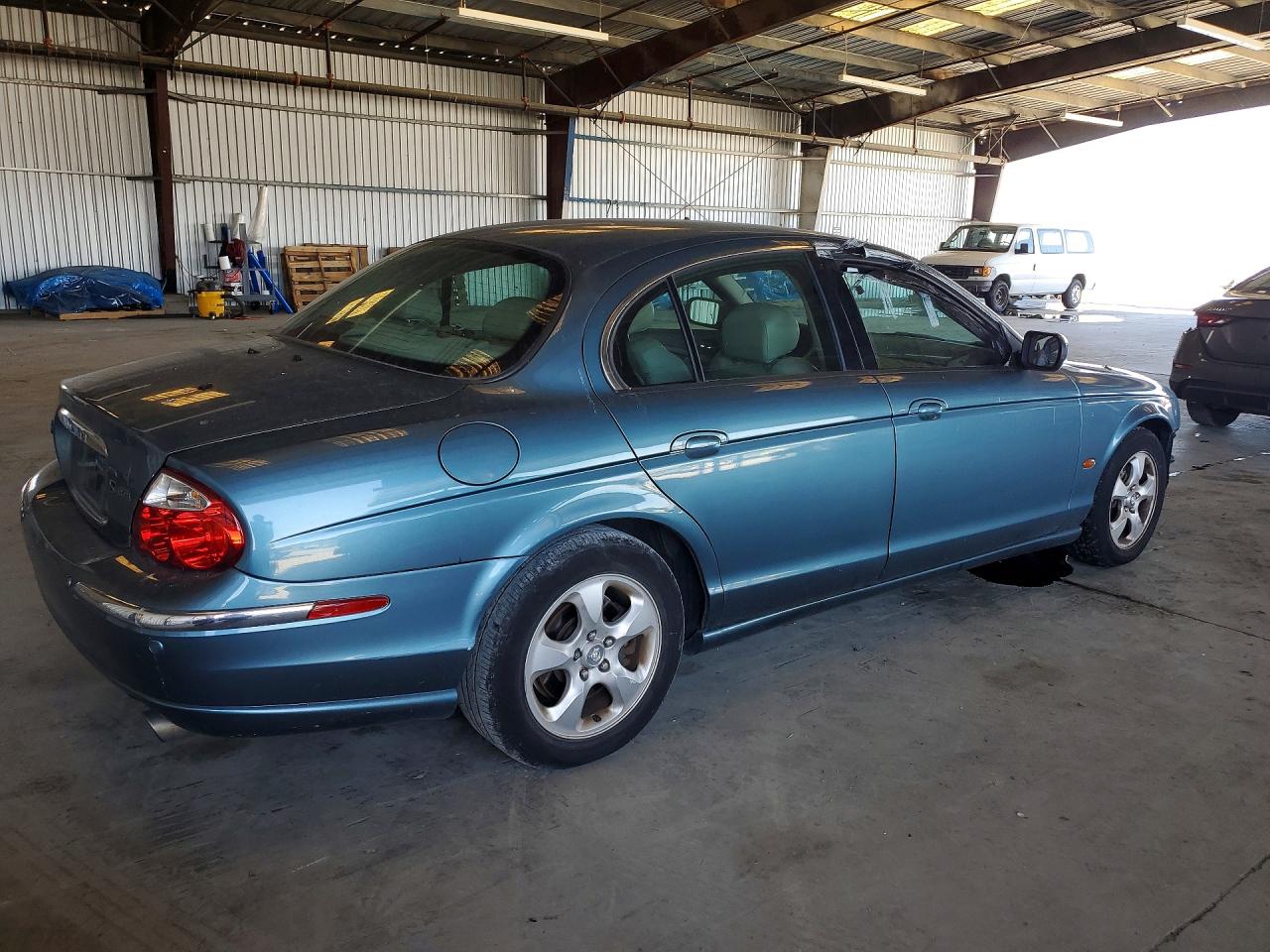 2001 Jaguar S-type Teal vin: SAJDA01N71FM07144