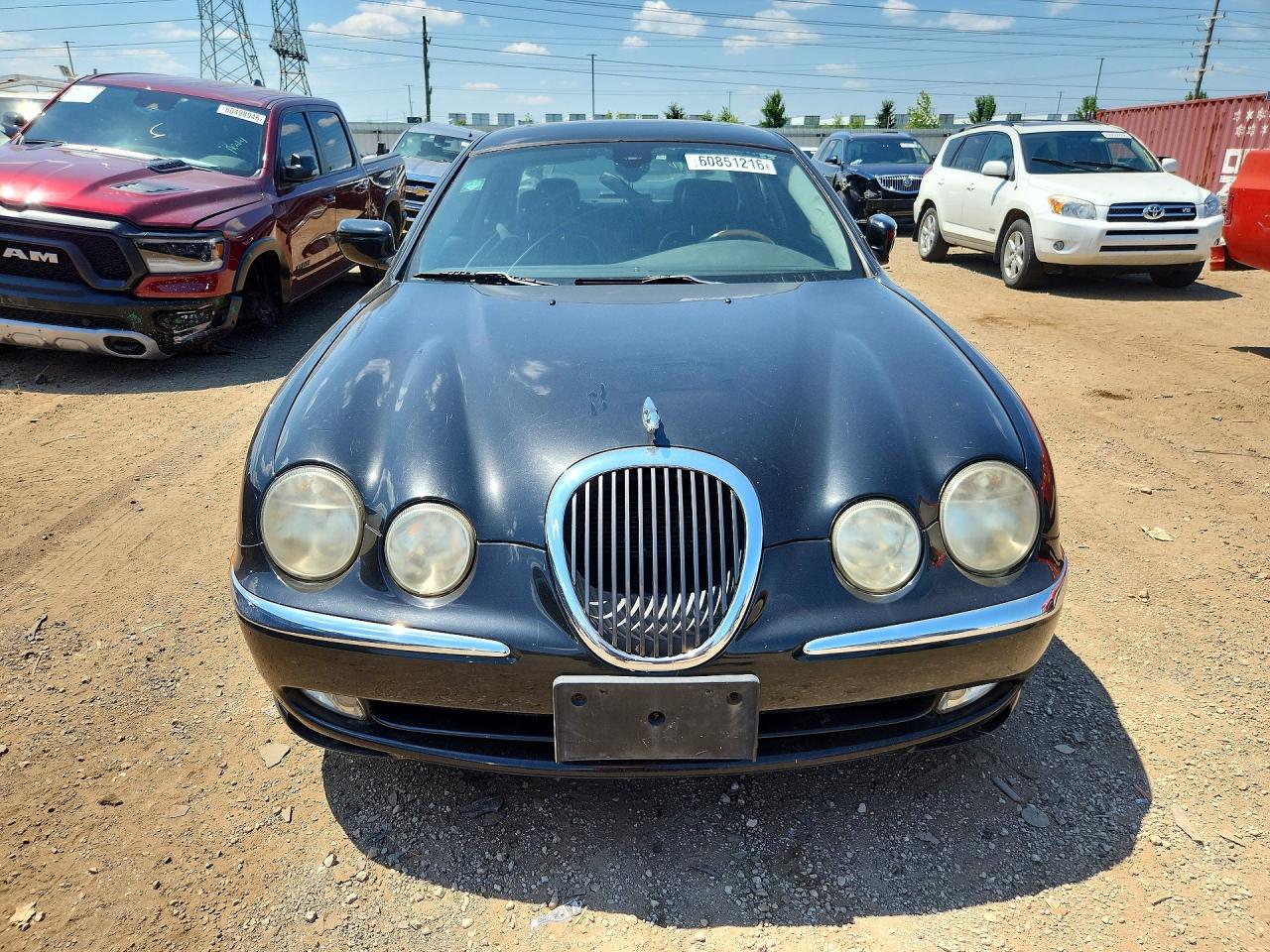 2001 Jaguar S-type Black vin: SAJDA01N81FL96073