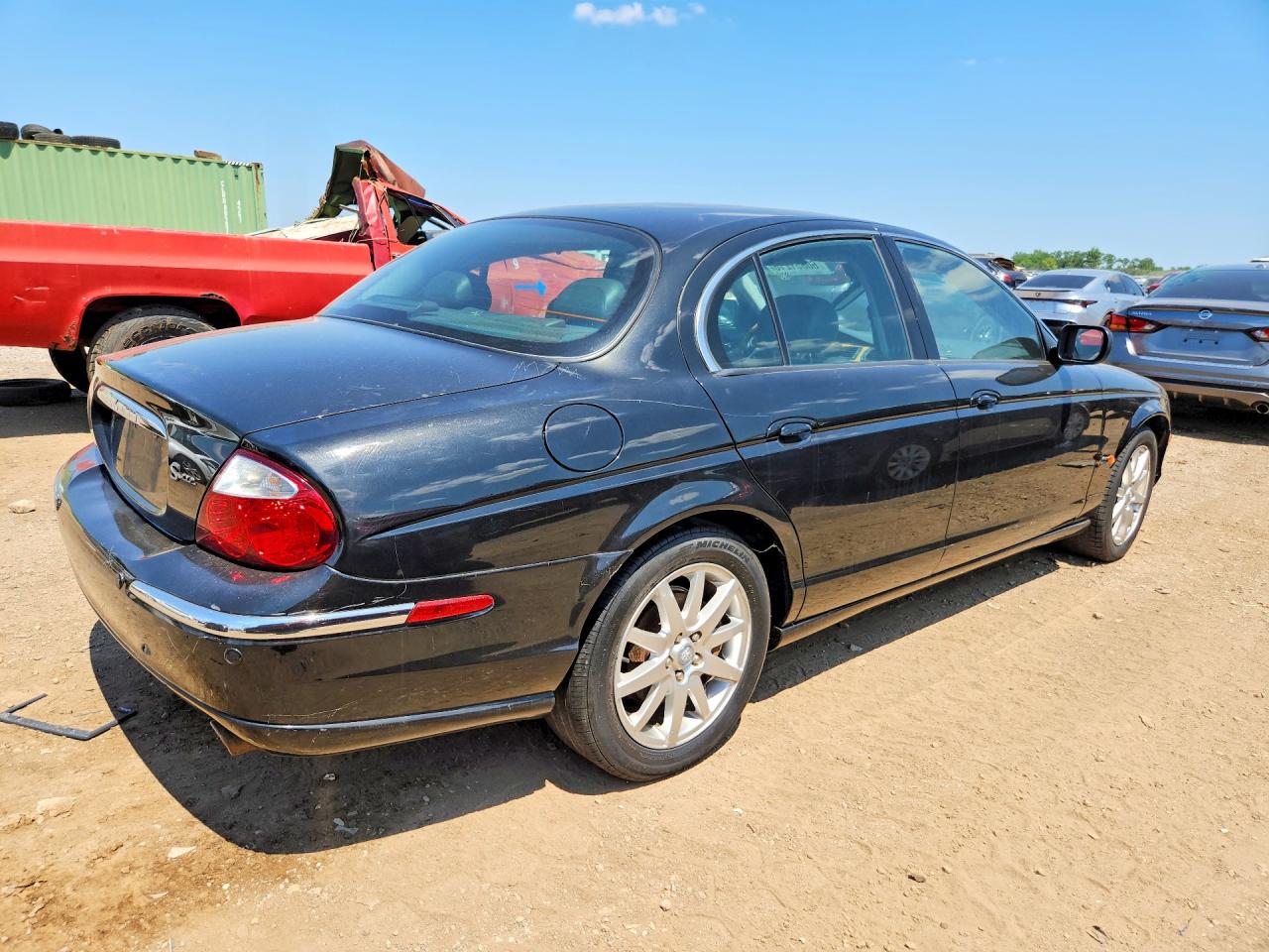 2001 Jaguar S-type Black vin: SAJDA01N81FL96073