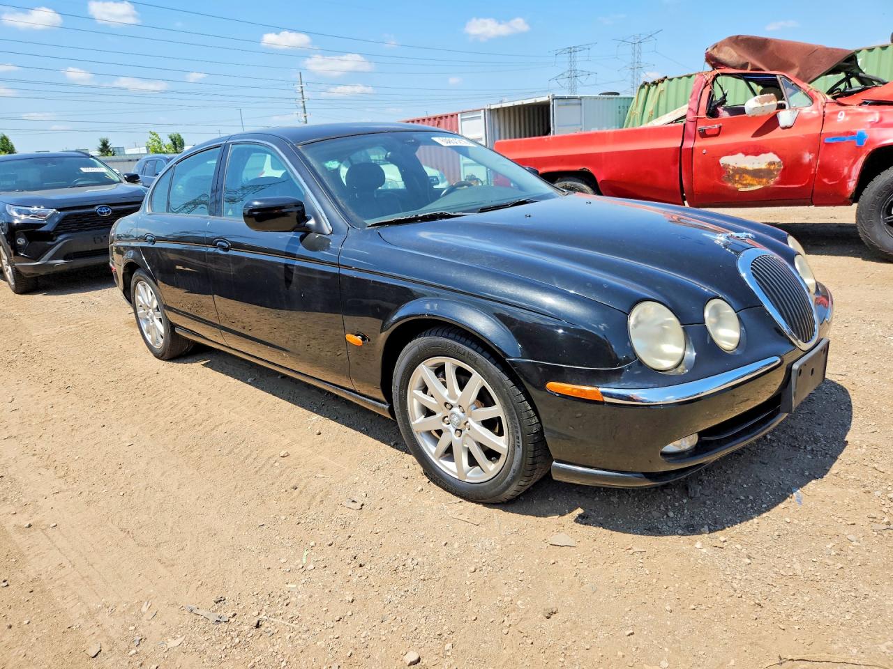 2001 Jaguar S-type Black vin: SAJDA01N81FL96073