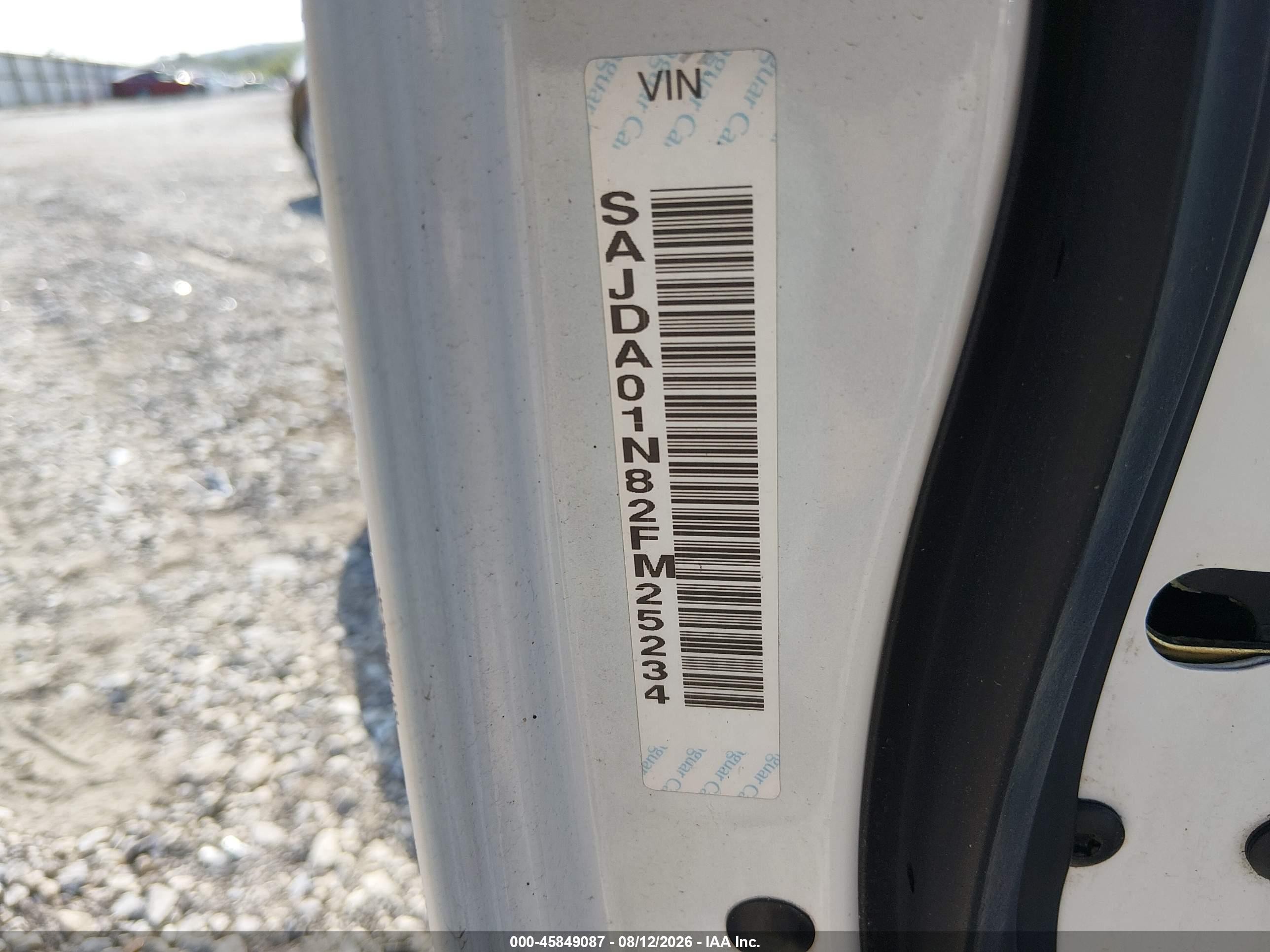 2002 Jaguar S-type 3.0l V6 White vin: SAJDA01N82FM25234