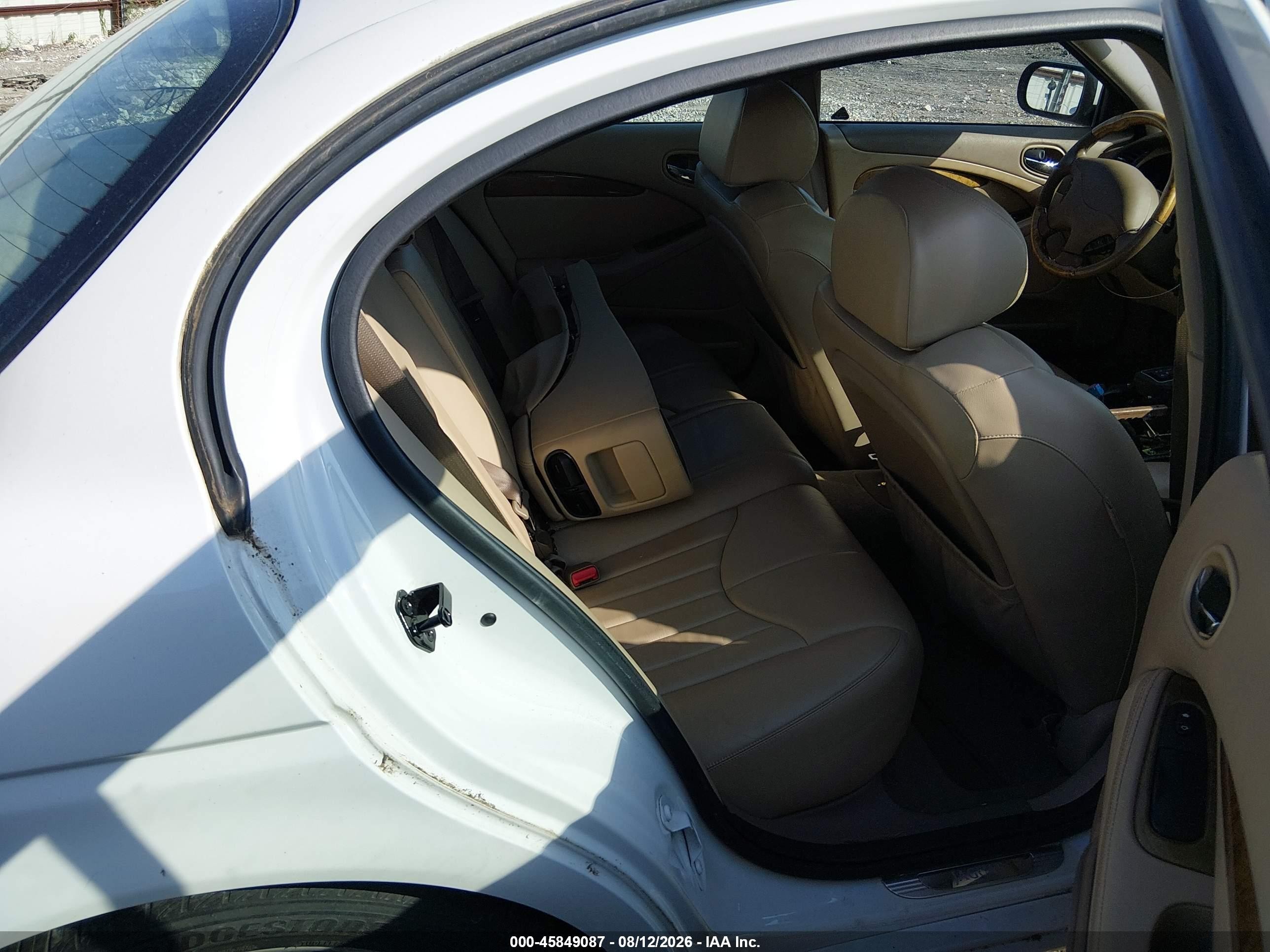 2002 Jaguar S-type 3.0l V6 White vin: SAJDA01N82FM25234