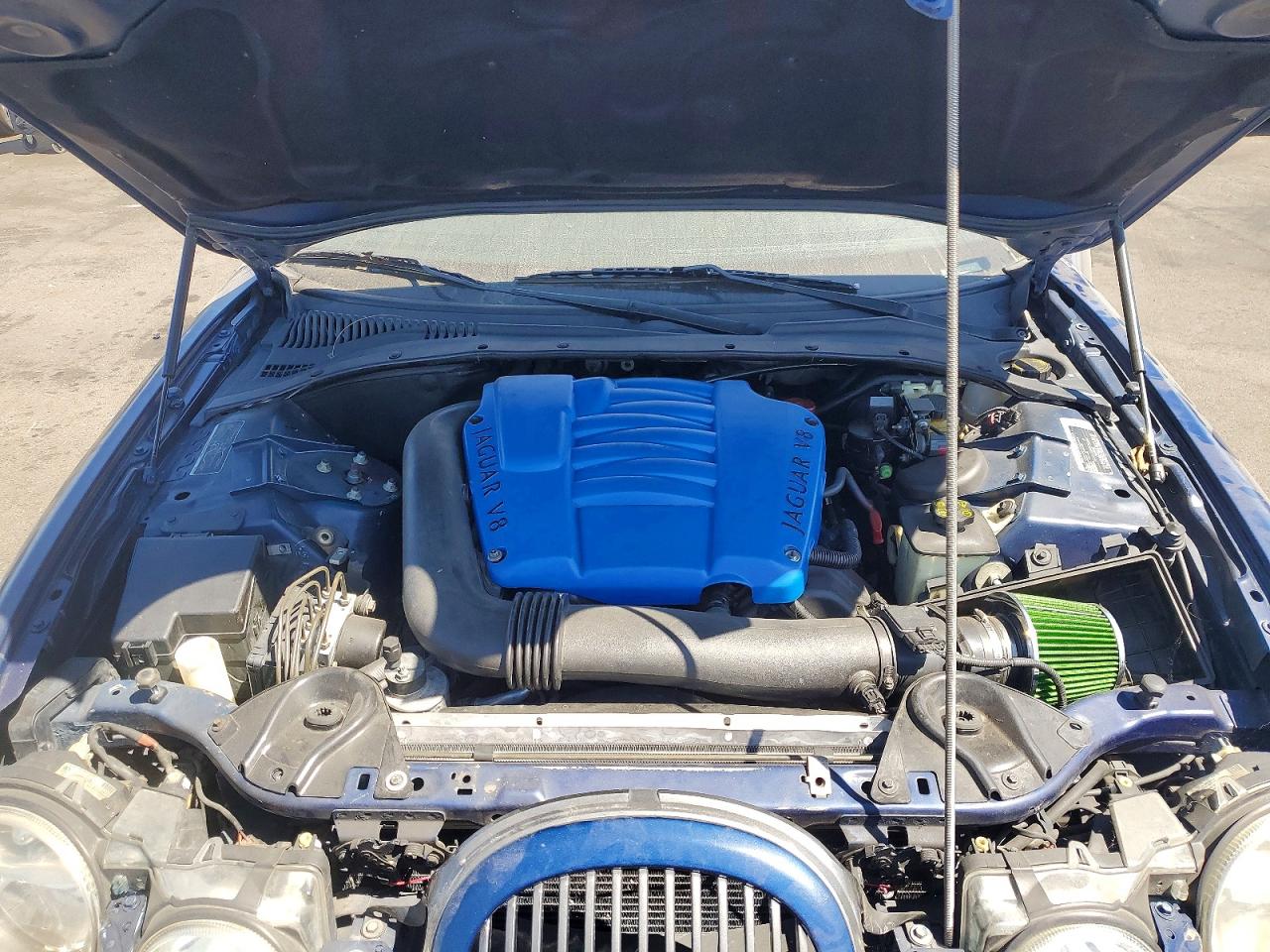 2002 Jaguar S-type Sport Blue vin: SAJDA03P02GM39380