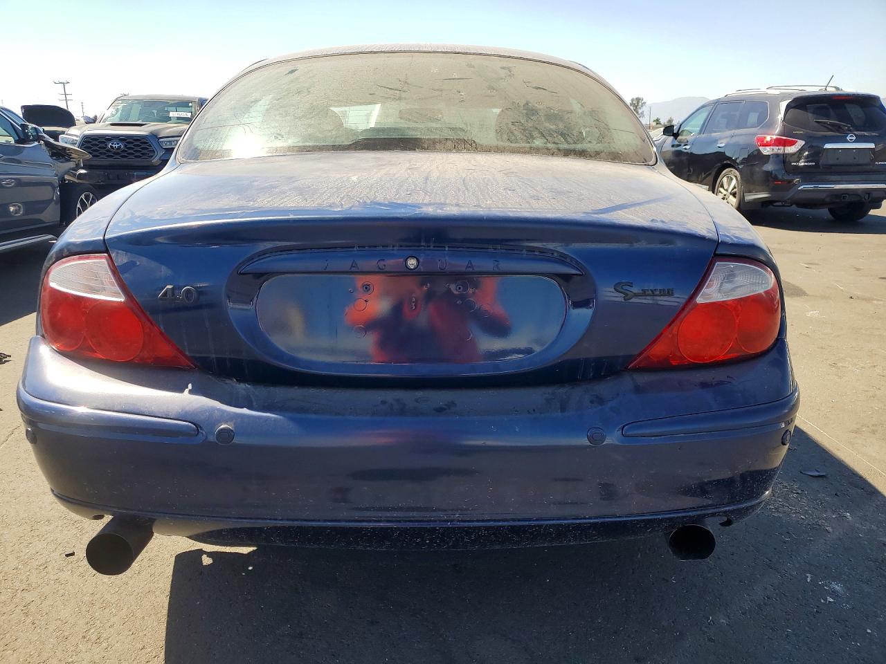 2002 Jaguar S-type Sport Blue vin: SAJDA03P02GM39380