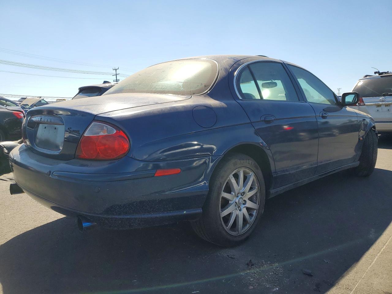2002 Jaguar S-type Sport Blue vin: SAJDA03P02GM39380