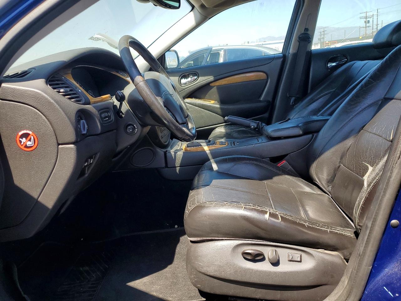 2002 Jaguar S-type Sport Blue vin: SAJDA03P02GM39380