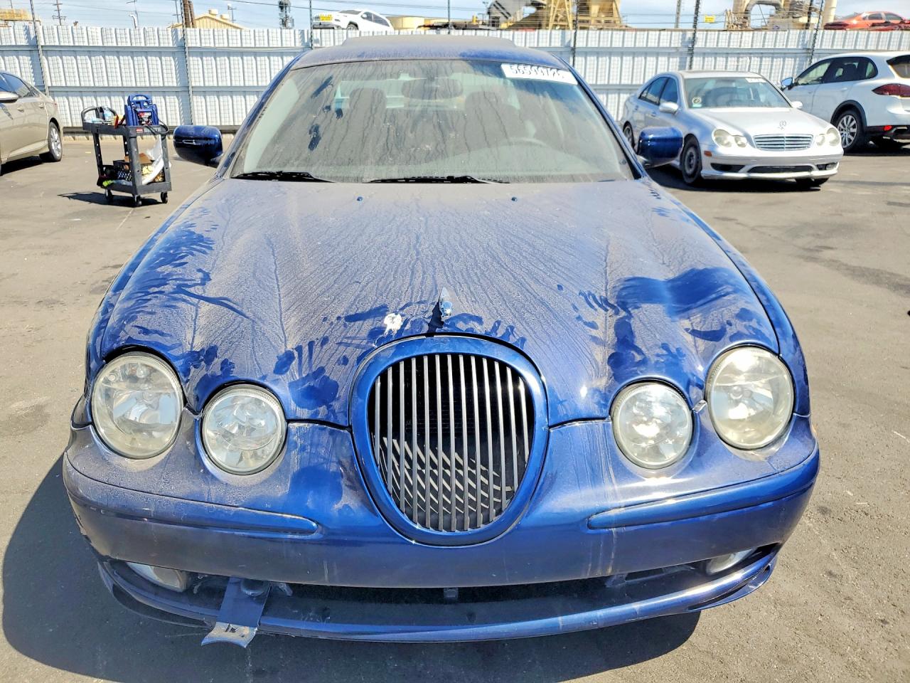 2002 Jaguar S-type Sport Blue vin: SAJDA03P02GM39380
