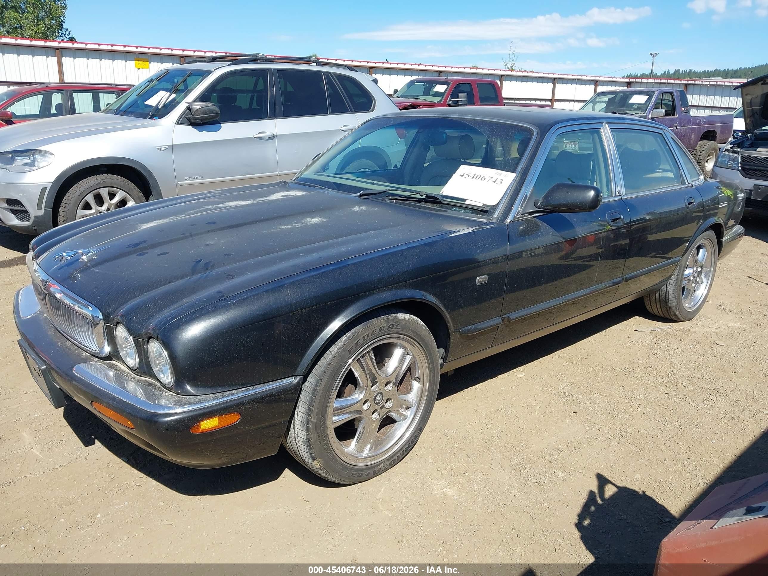 2002 Jaguar Xj8   Black vin: SAJDA14C02LF42696